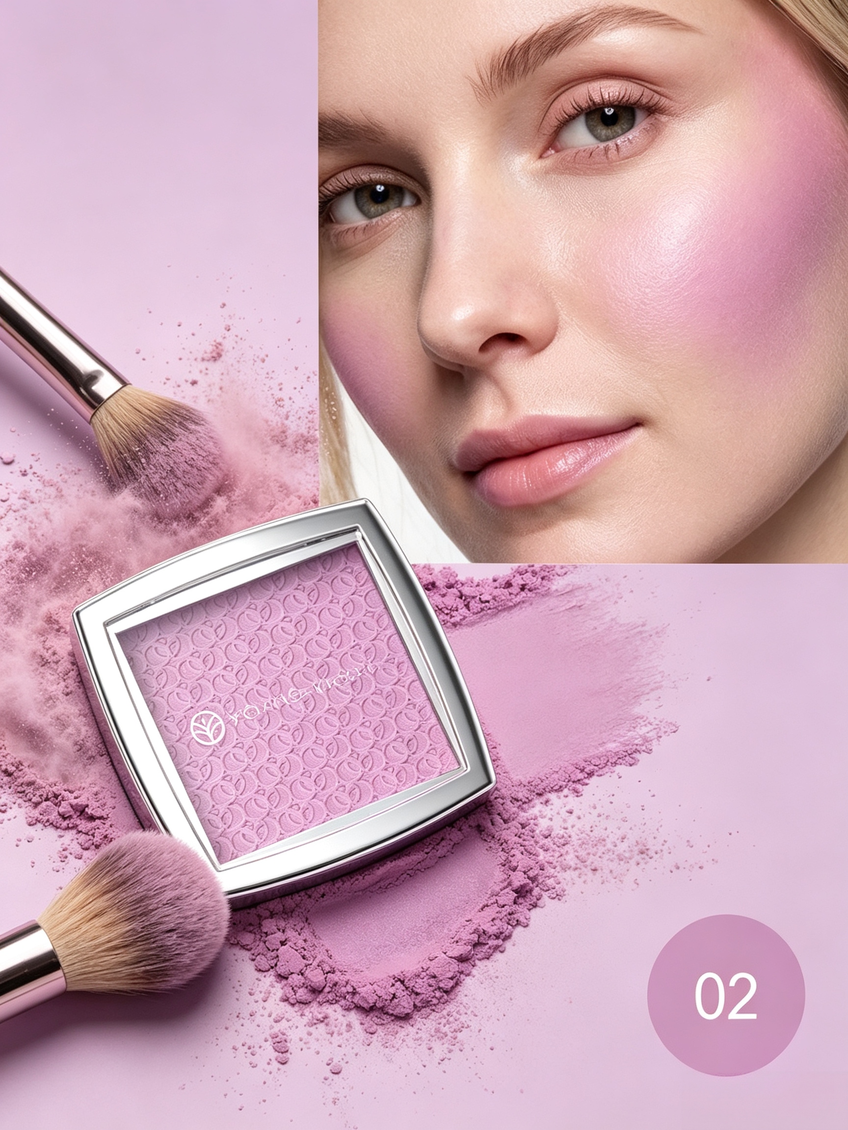 Lilac Satin Blush 02