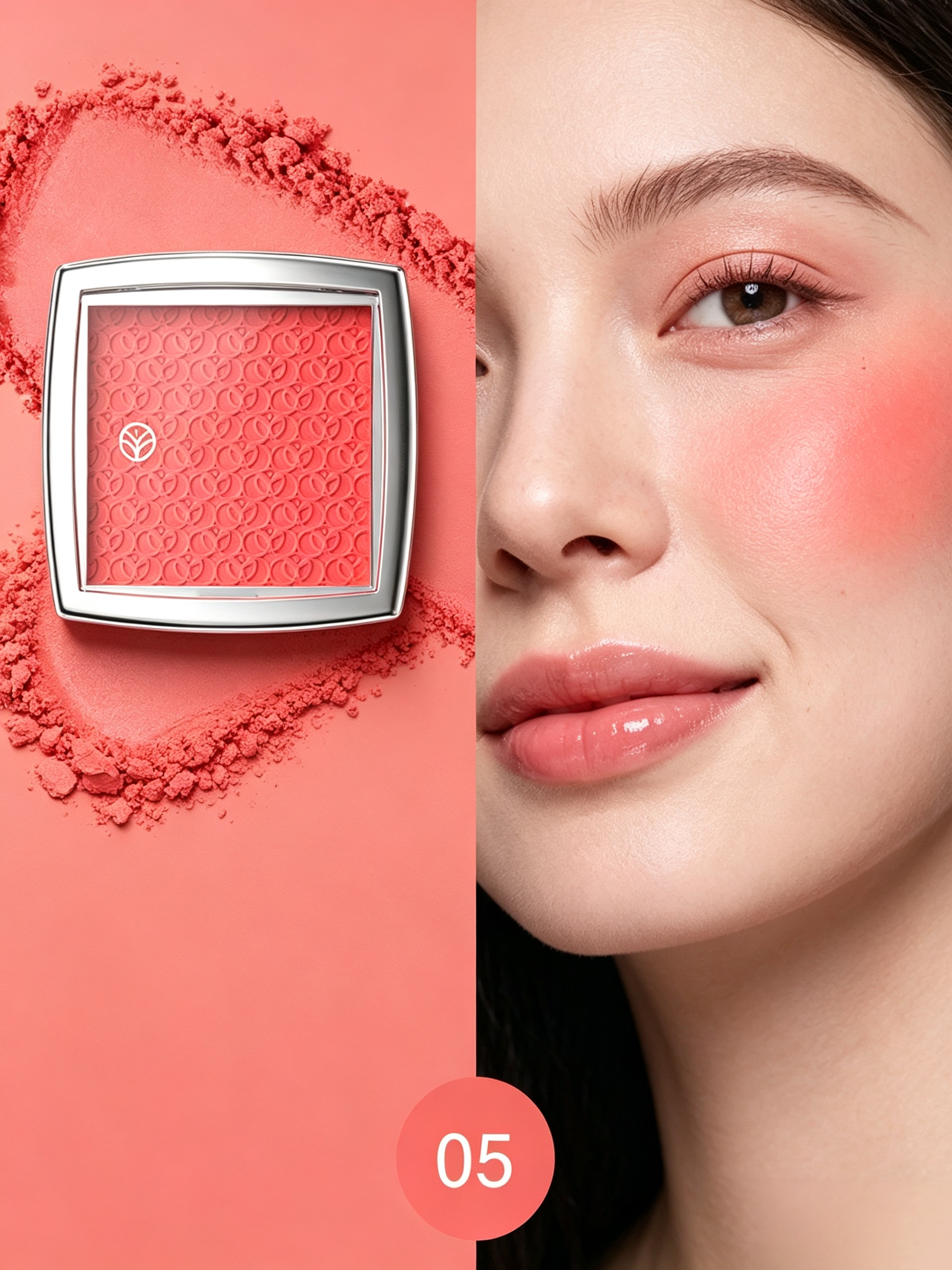 Peach Satin Blush 05
