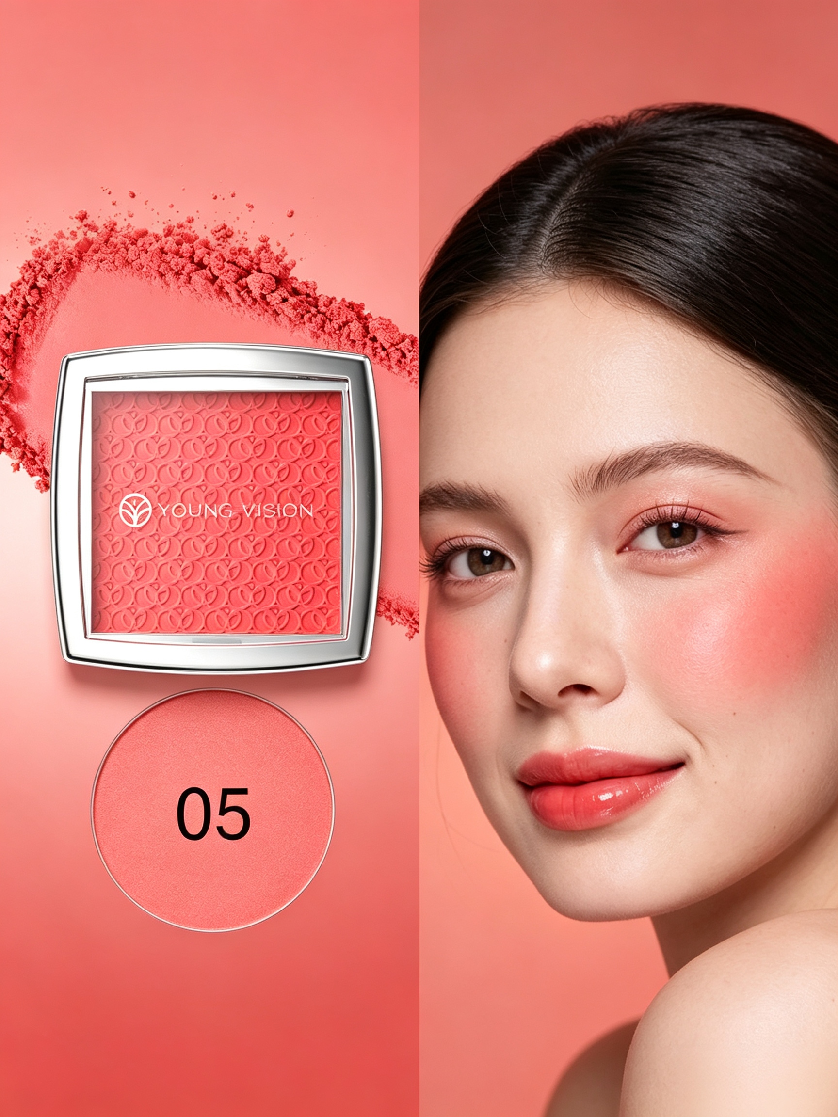 Peach Satin Blush 05