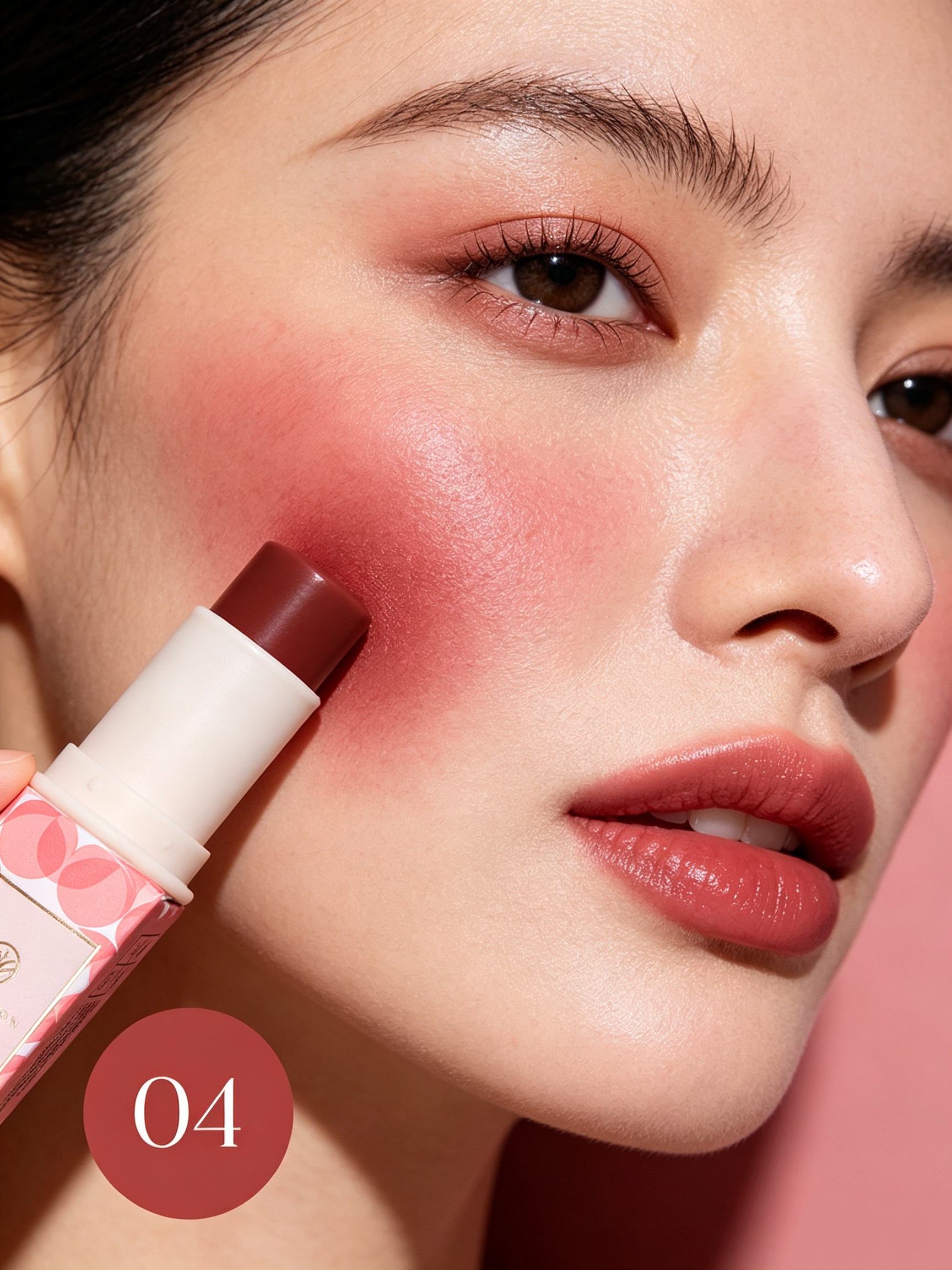 Maroon Blush Stick for Natural Glow - 04