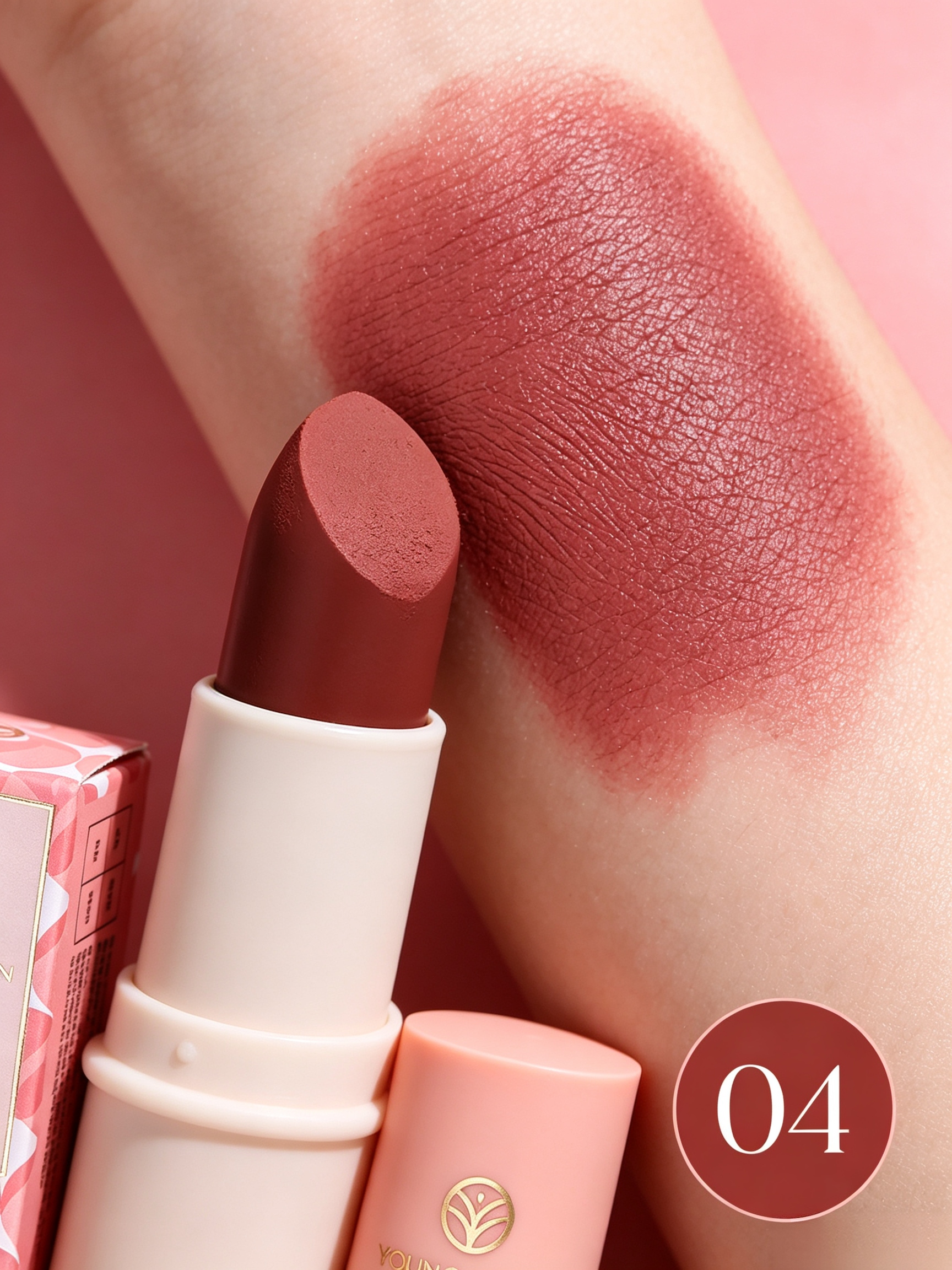 Maroon Blush Stick for Natural Glow - 04