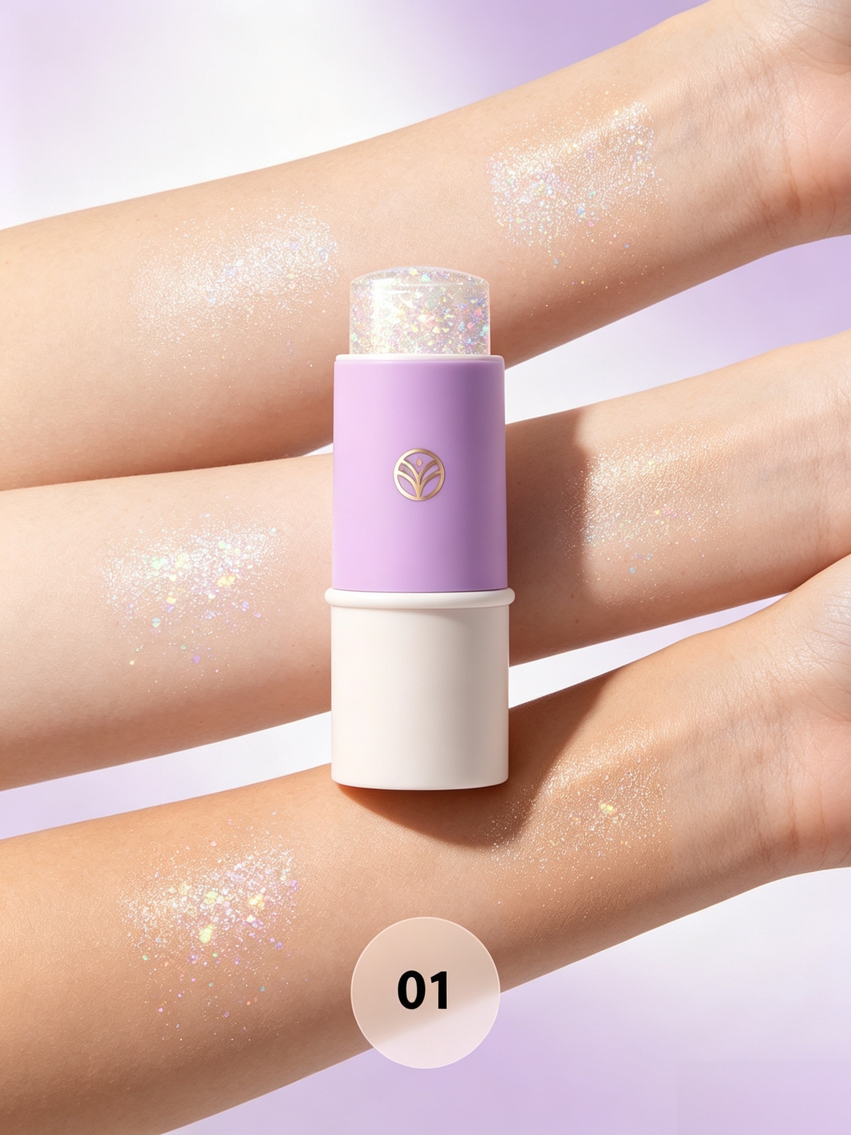 YOUNG VISION Dazzling Glitter Eyeshadow Stick - Long-Lasting Shimmer Eye Makeup for Radiant Looks
