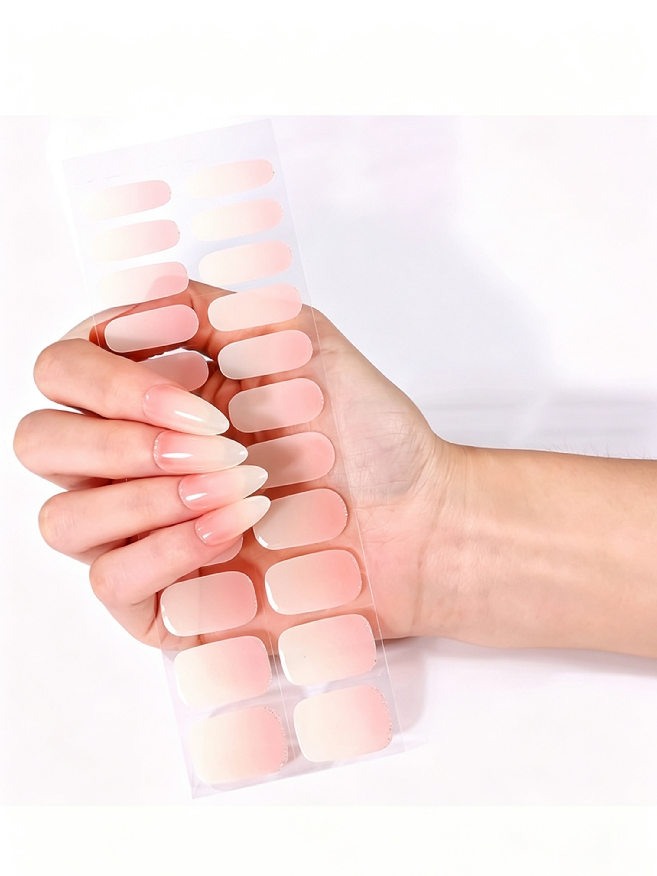 Glossy Ombre Nail Wraps - Easy Application and Lasting Shine
