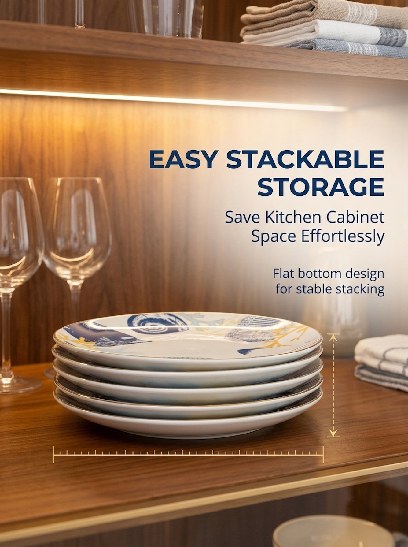 Multi Printed Dinner Plates