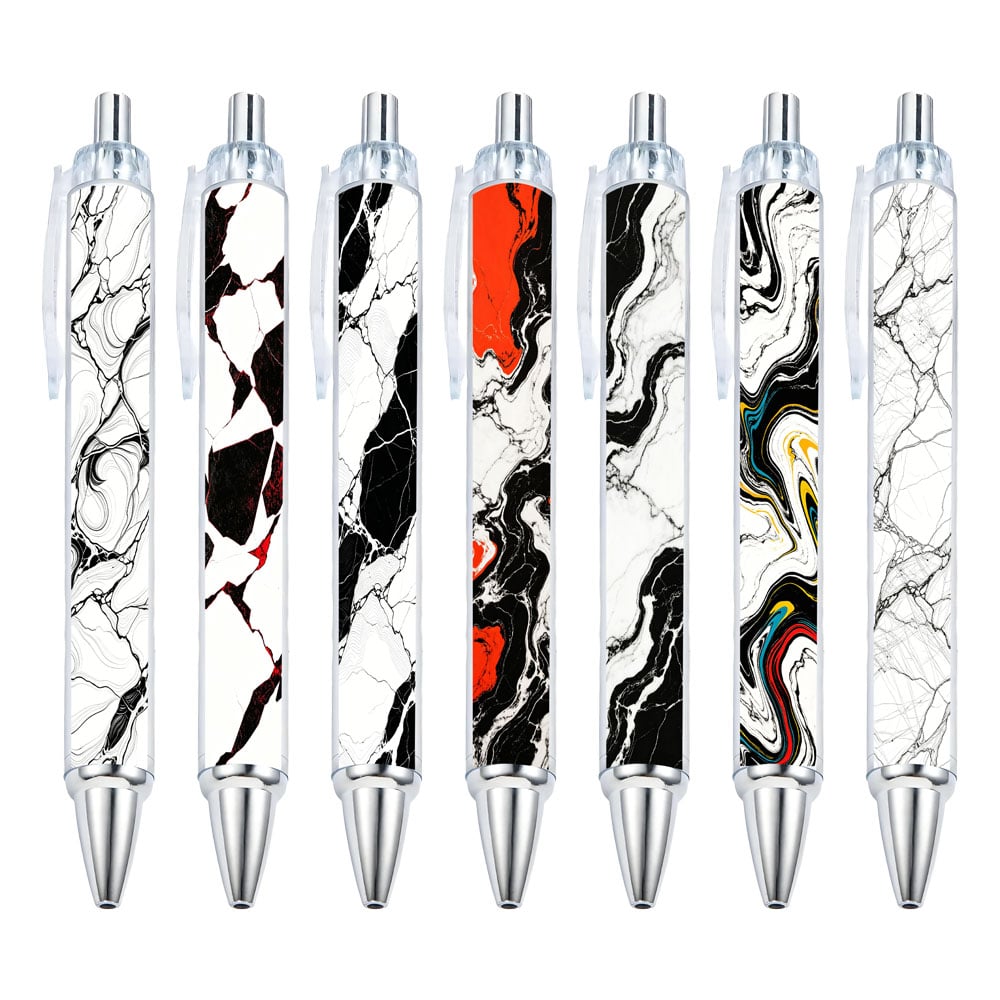 Marble Pattern Pens Set