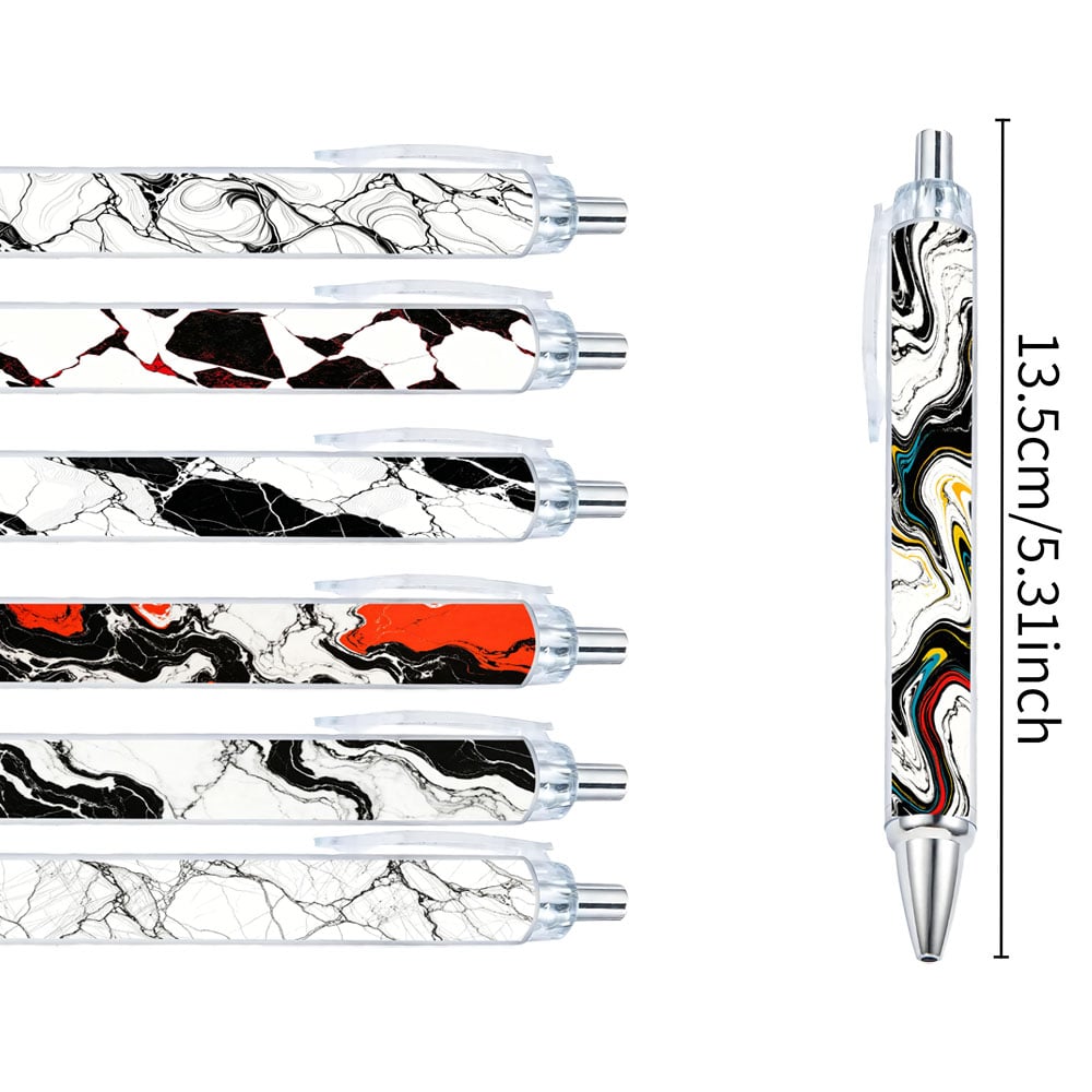 Marble Pattern Pens Set
