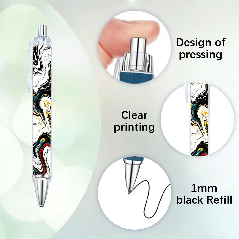Marble Pattern Pens Set