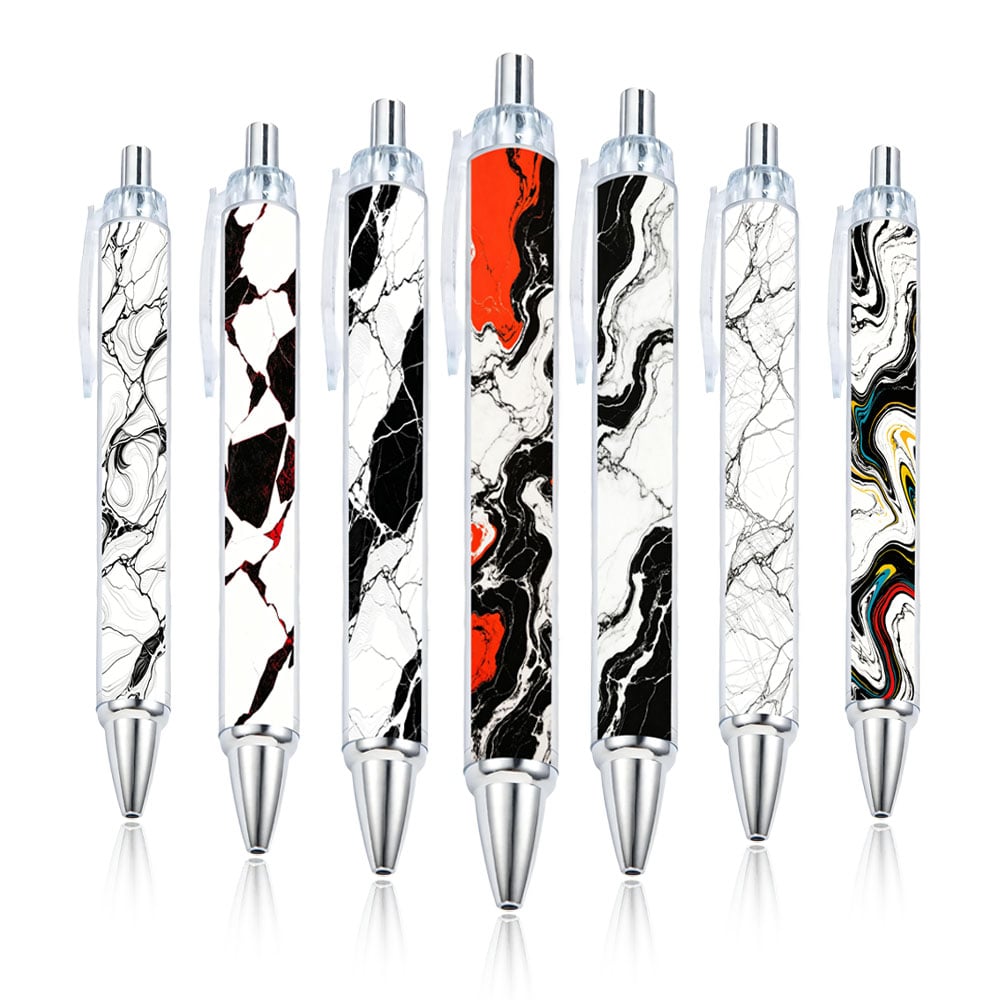 Marble Pattern Pens Set