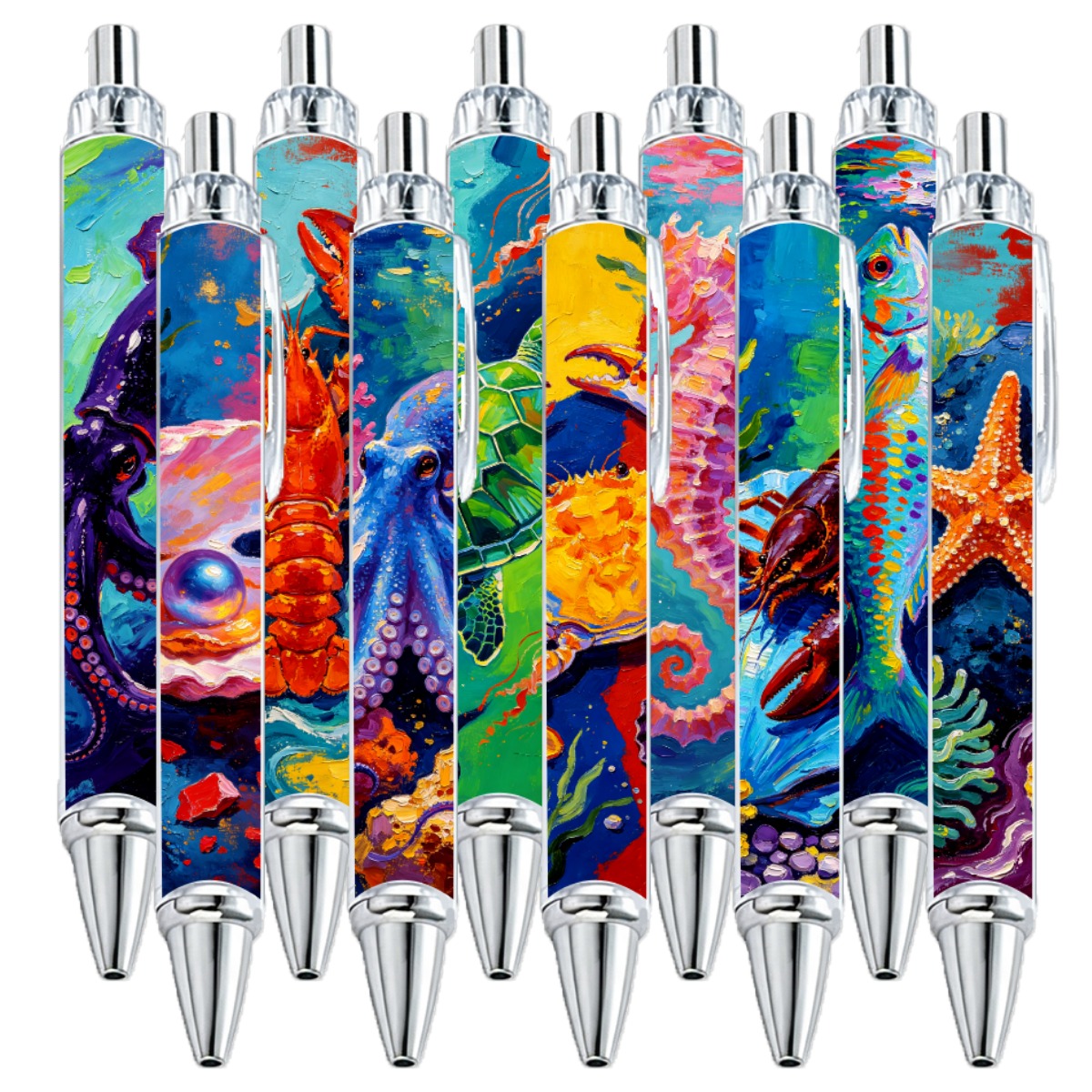 10pcs Deep Sea Creature Gel Pen