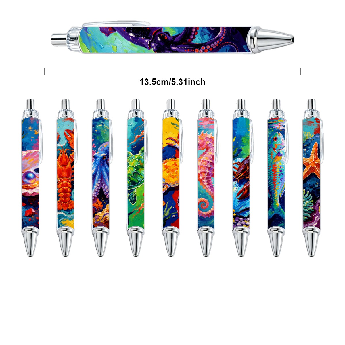 10pcs Deep Sea Creature Gel Pen