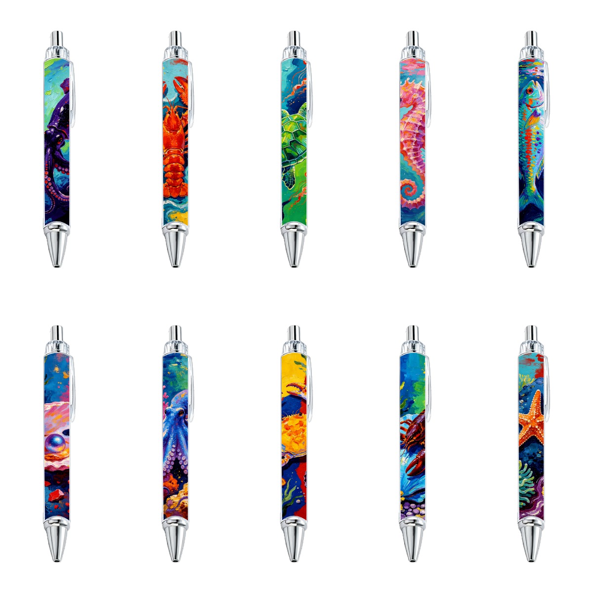 10pcs Deep Sea Creature Gel Pen