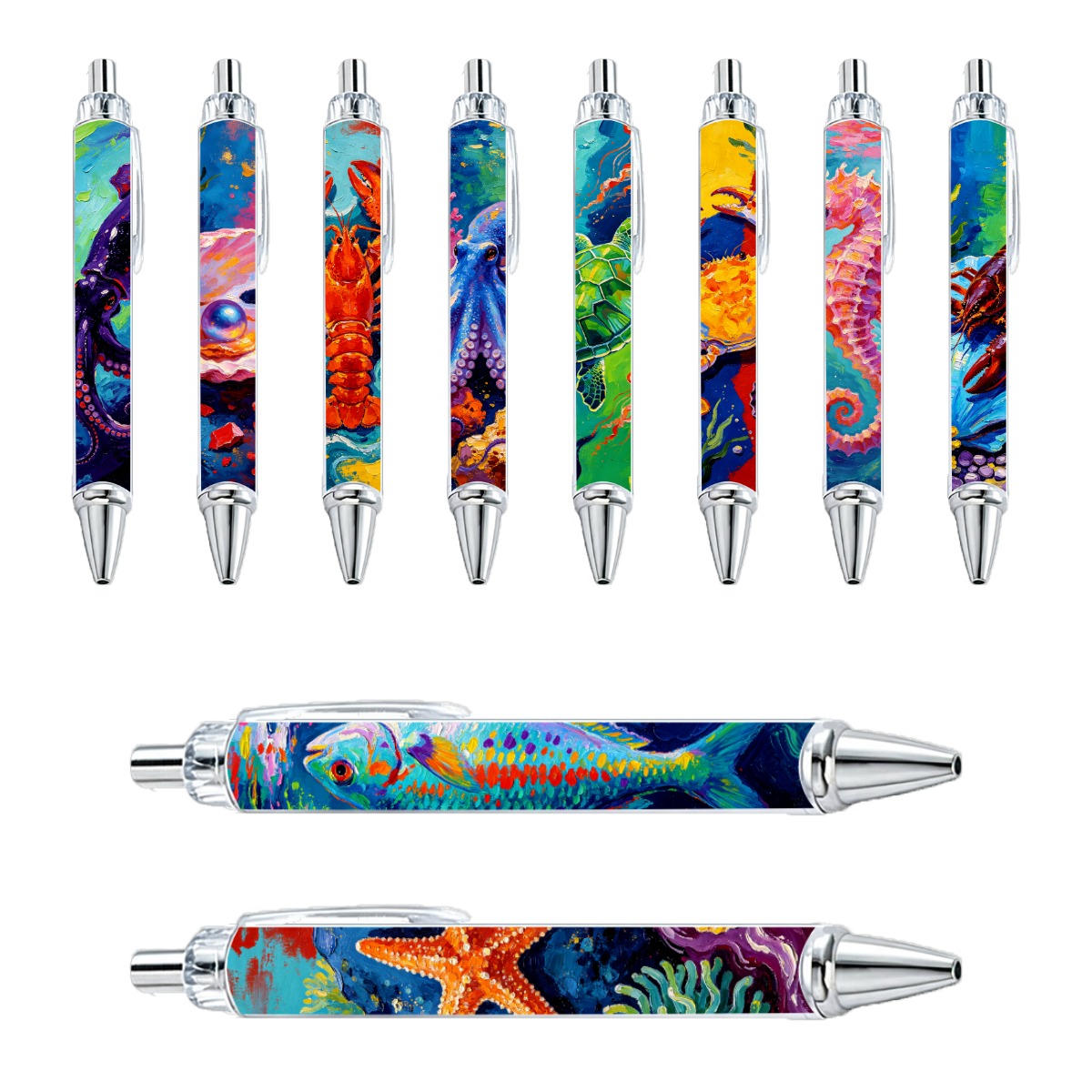 10pcs Deep Sea Creature Gel Pen