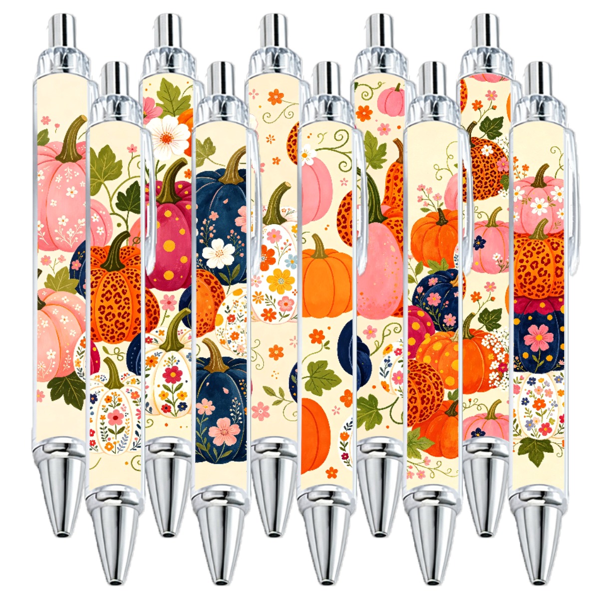 Cabbage and Pumpkin Series Push-Button Pen