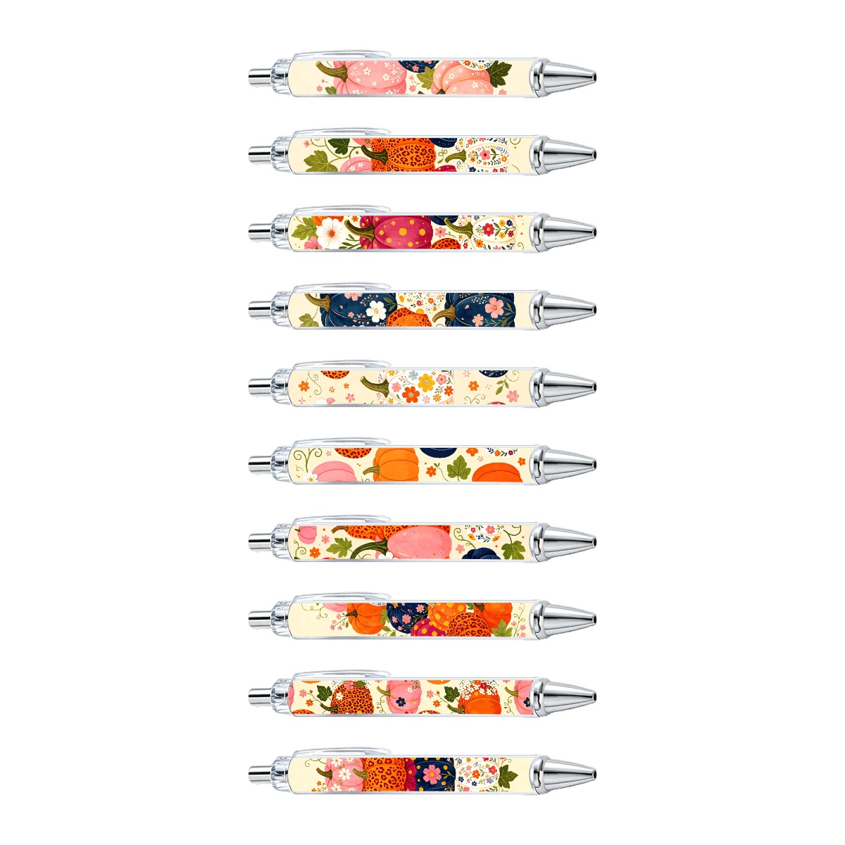 Cabbage and Pumpkin Series Push-Button Pen