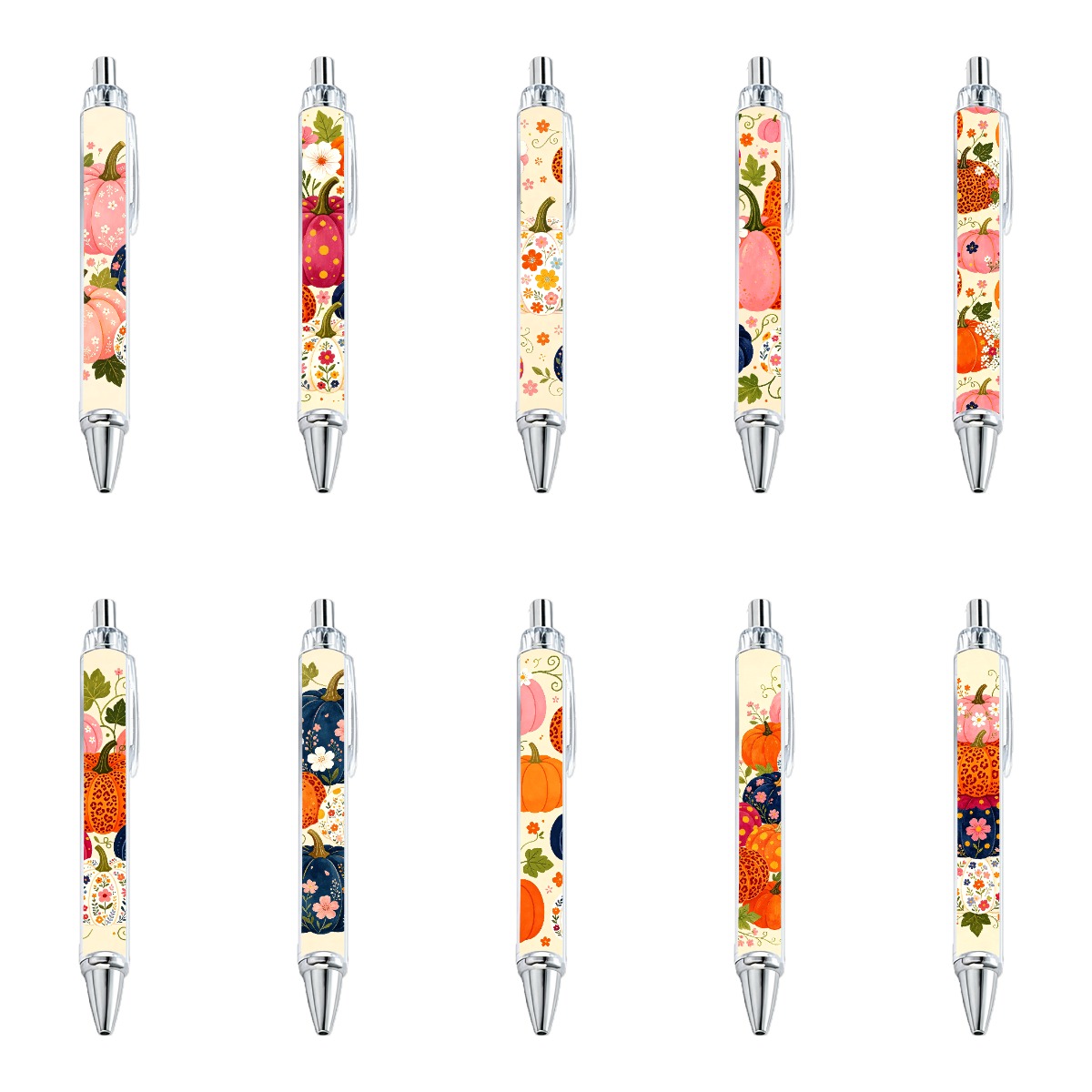 Cabbage and Pumpkin Series Push-Button Pen