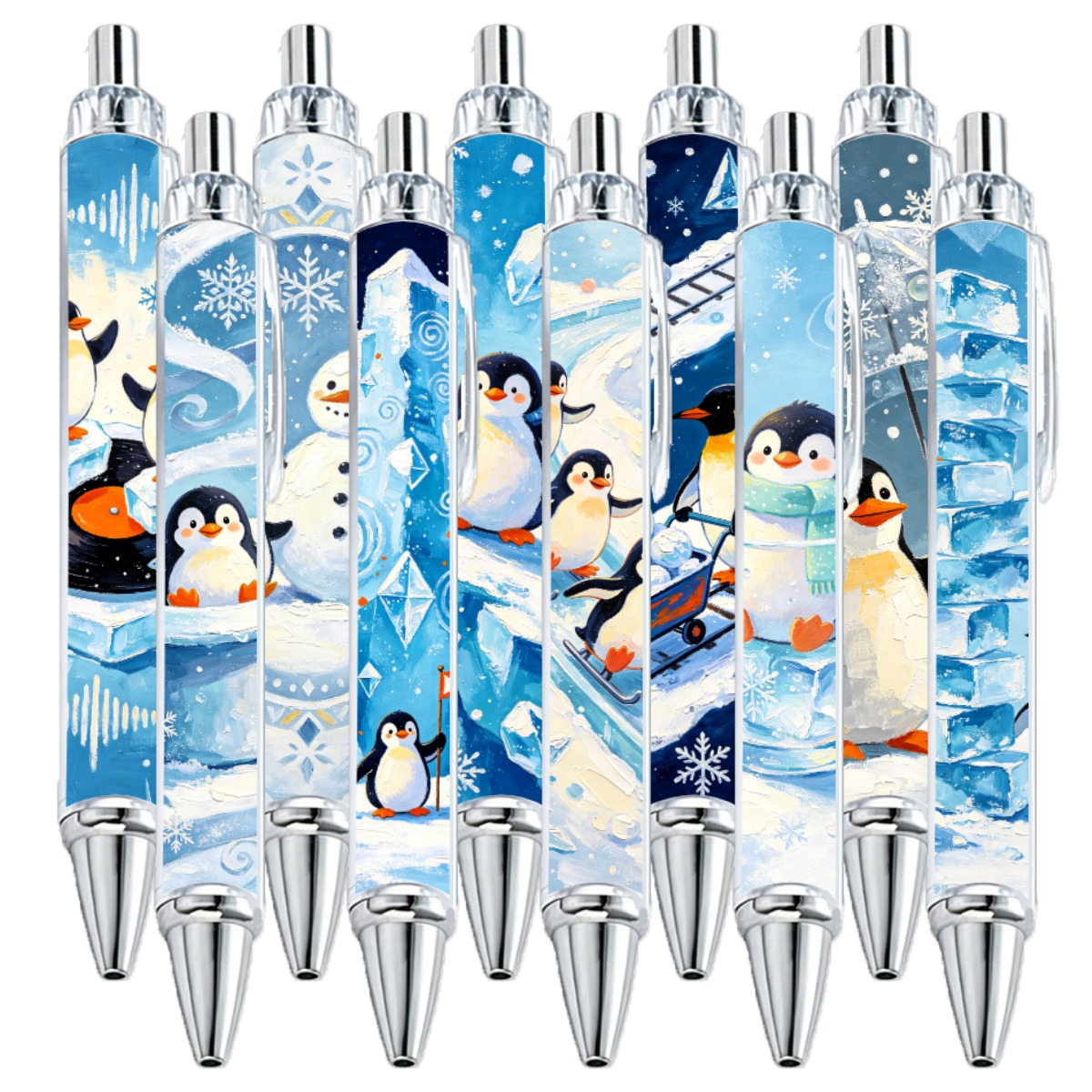 Winter Wonderland Penguin Pens