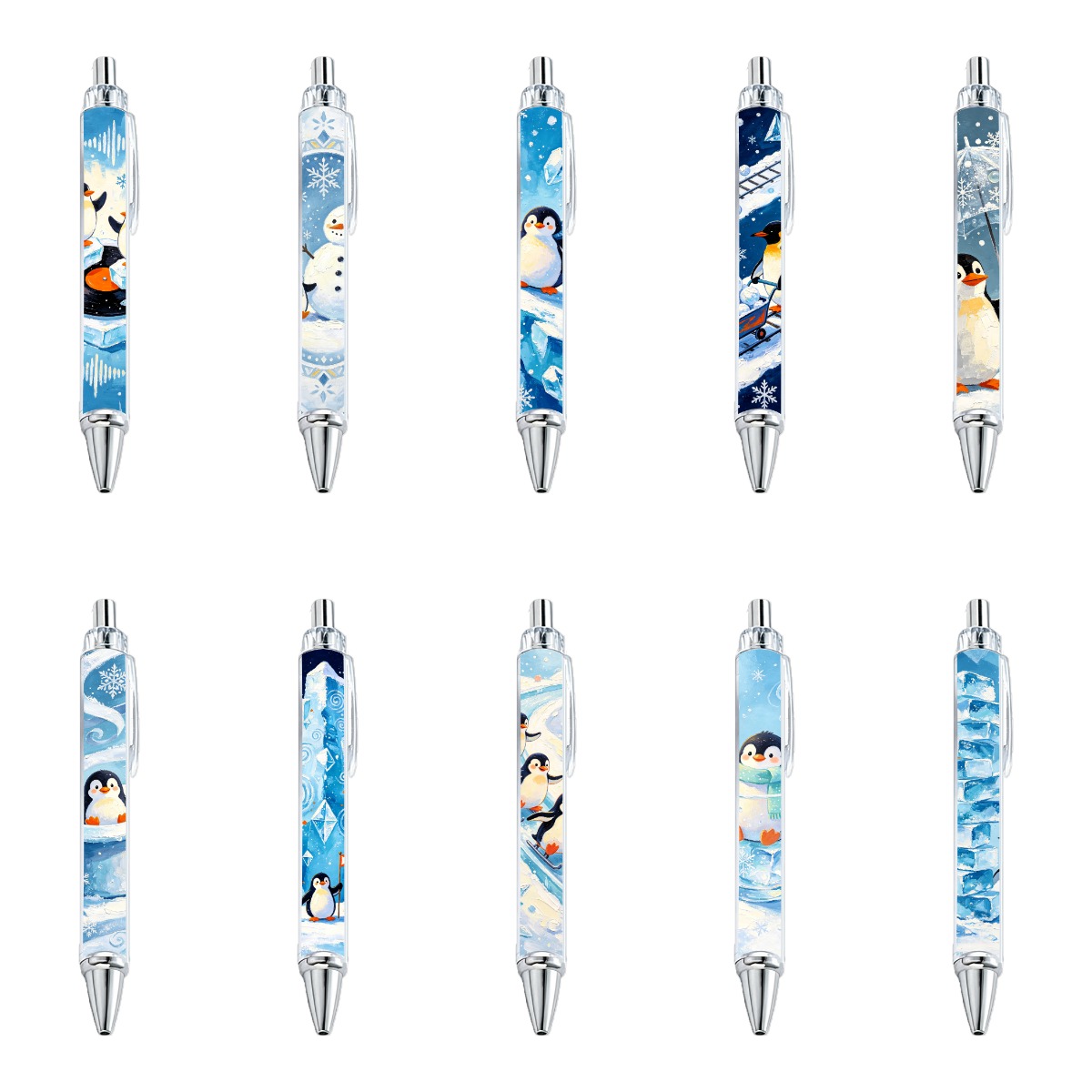 Winter Wonderland Penguin Pens