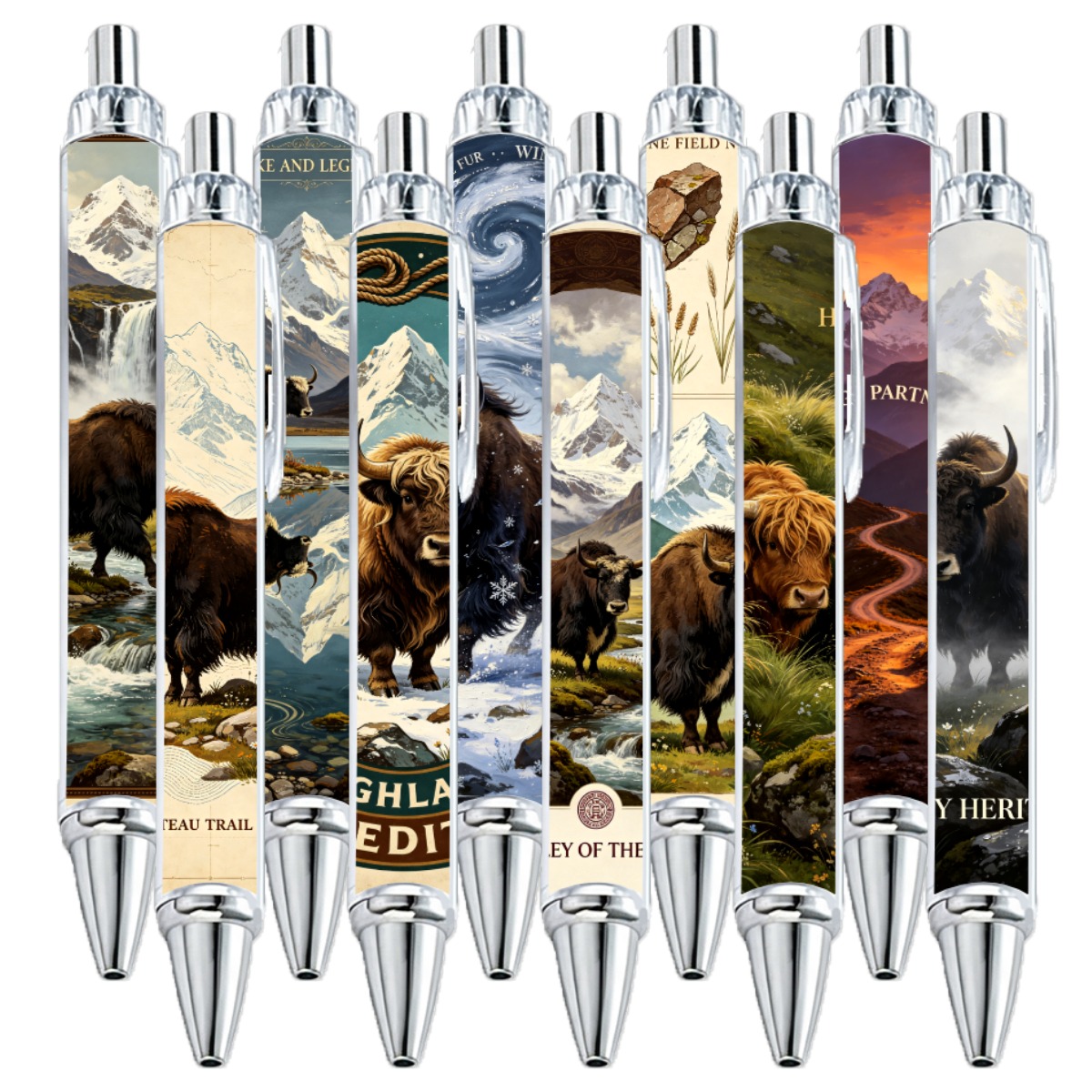 Majestic Yak Gel Pens