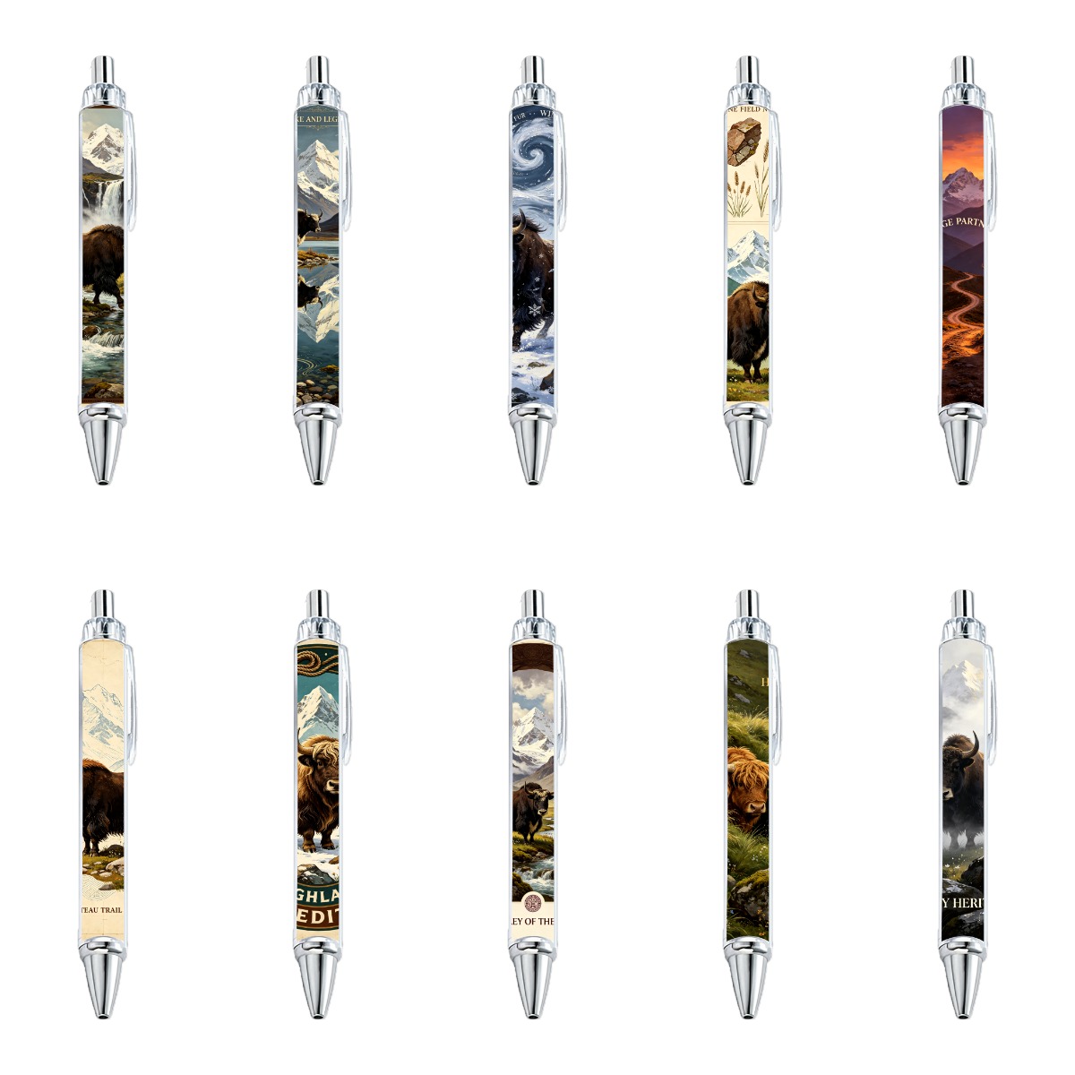 Majestic Yak Gel Pens