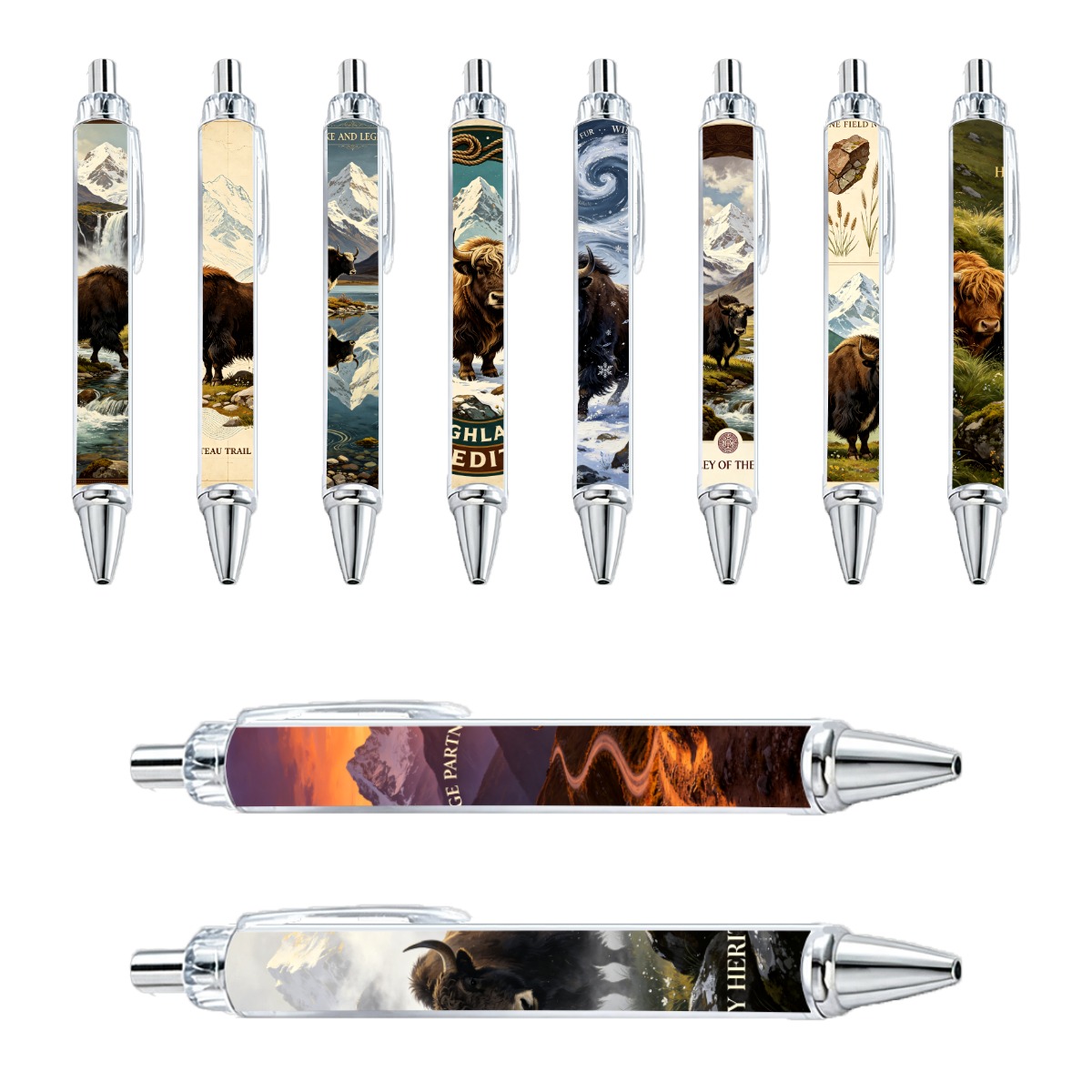 Majestic Yak Gel Pens