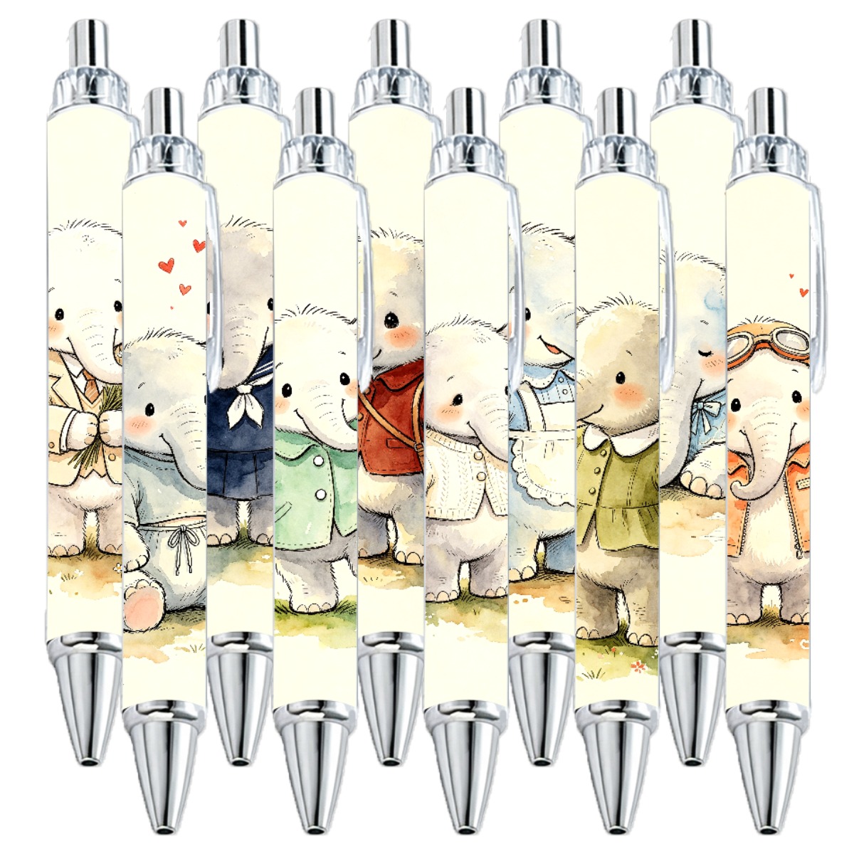 Baby Elephant Gel Pens Set