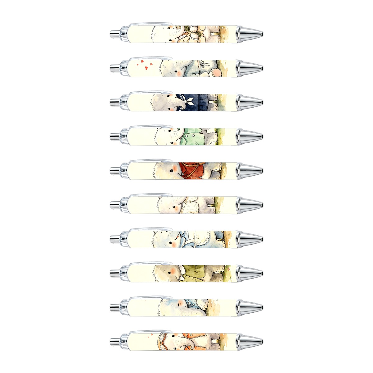 Baby Elephant Gel Pens Set