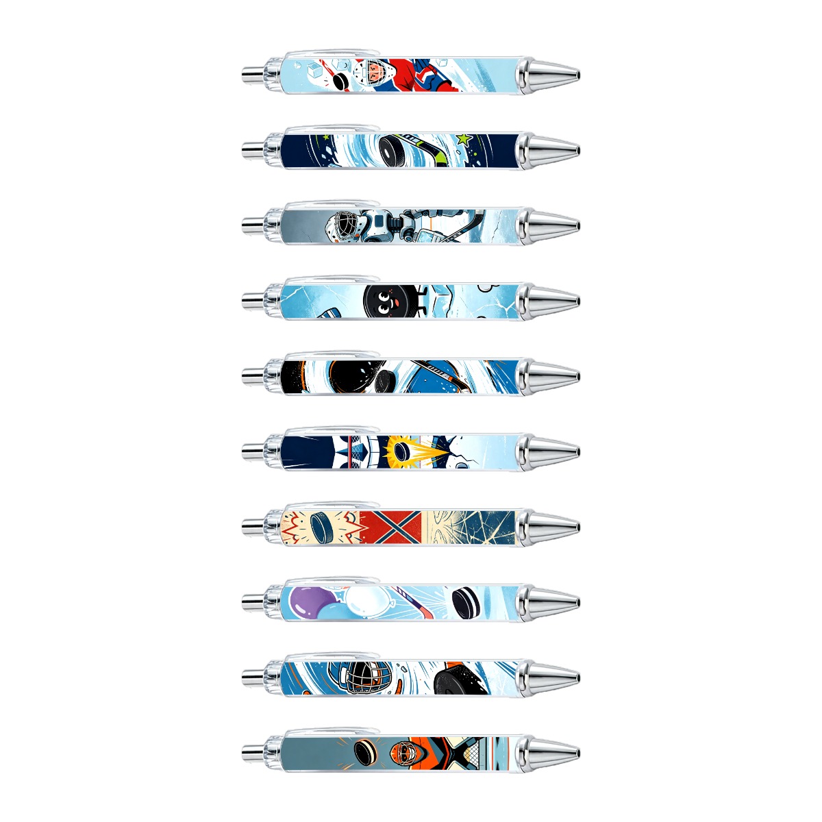 Ice Hockey Themed Pens