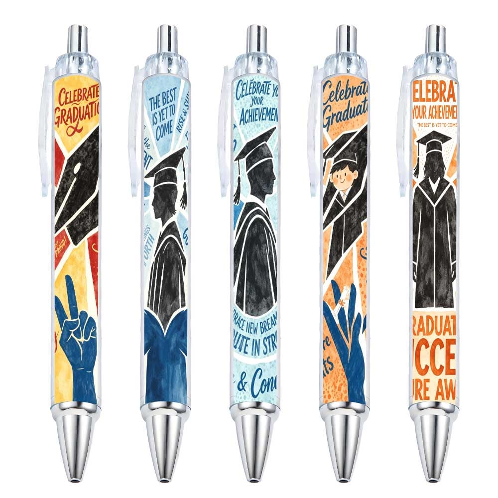 Graduation Celebration Multi Design Pen Set