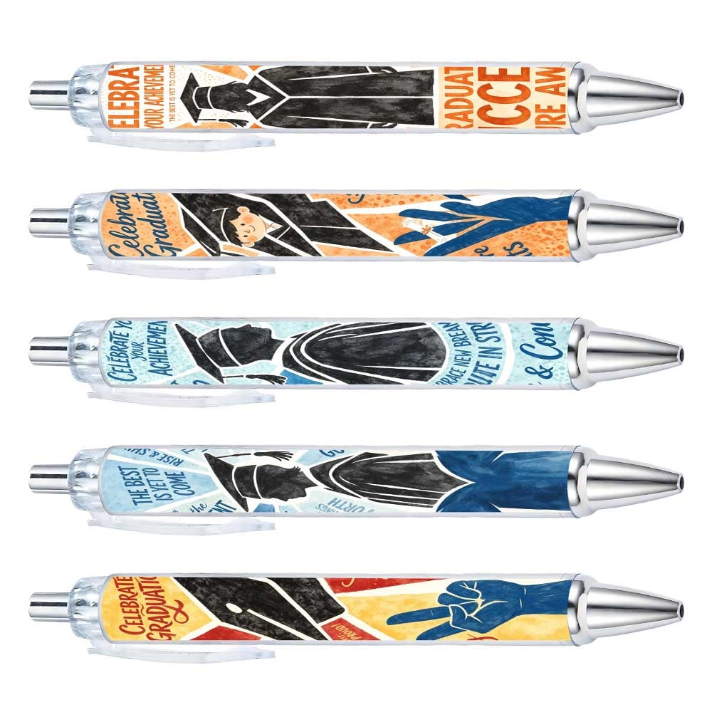 Graduation Celebration Multi Design Pen Set
