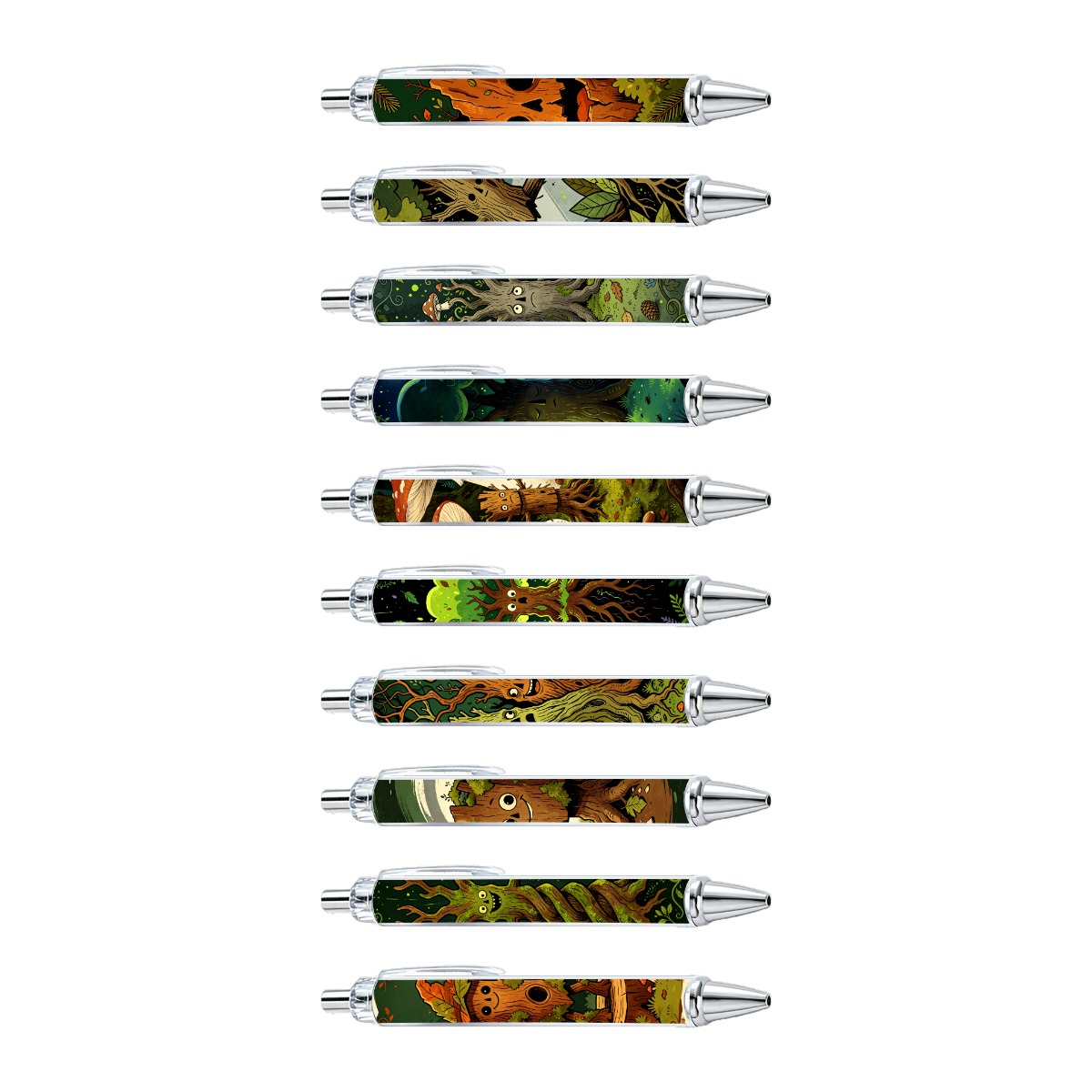 Enchanted Forest Tree Spirit Pens - 10-Pack