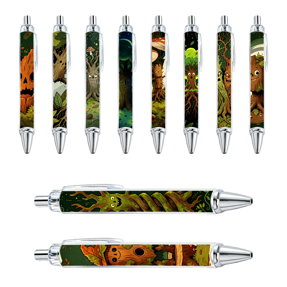 Enchanted Forest Tree Spirit Pens - 10-Pack