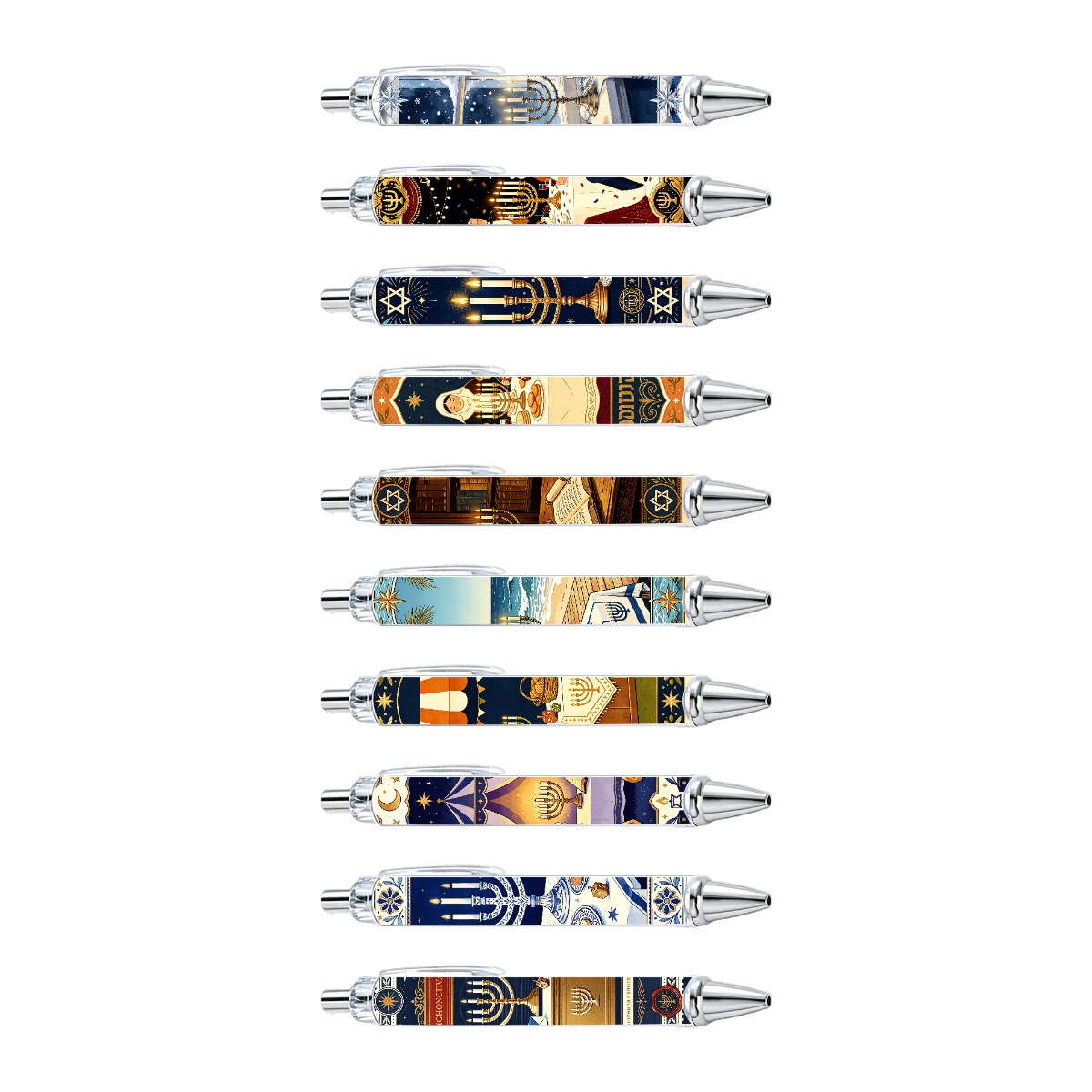 10-Pack Hanukkah Celebration Gel Pens