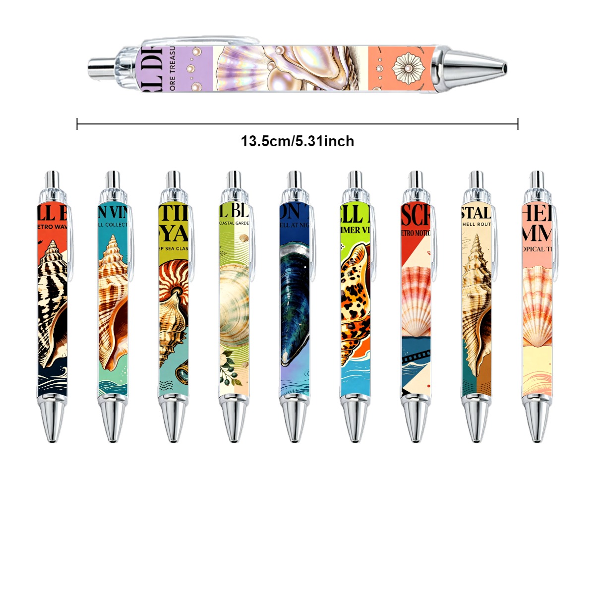 Shell Theme Writing Pens