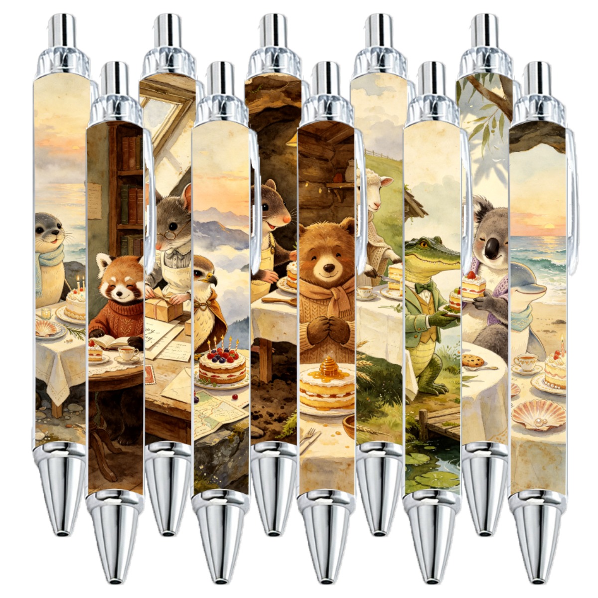 Animal Tea Party Gel Pen