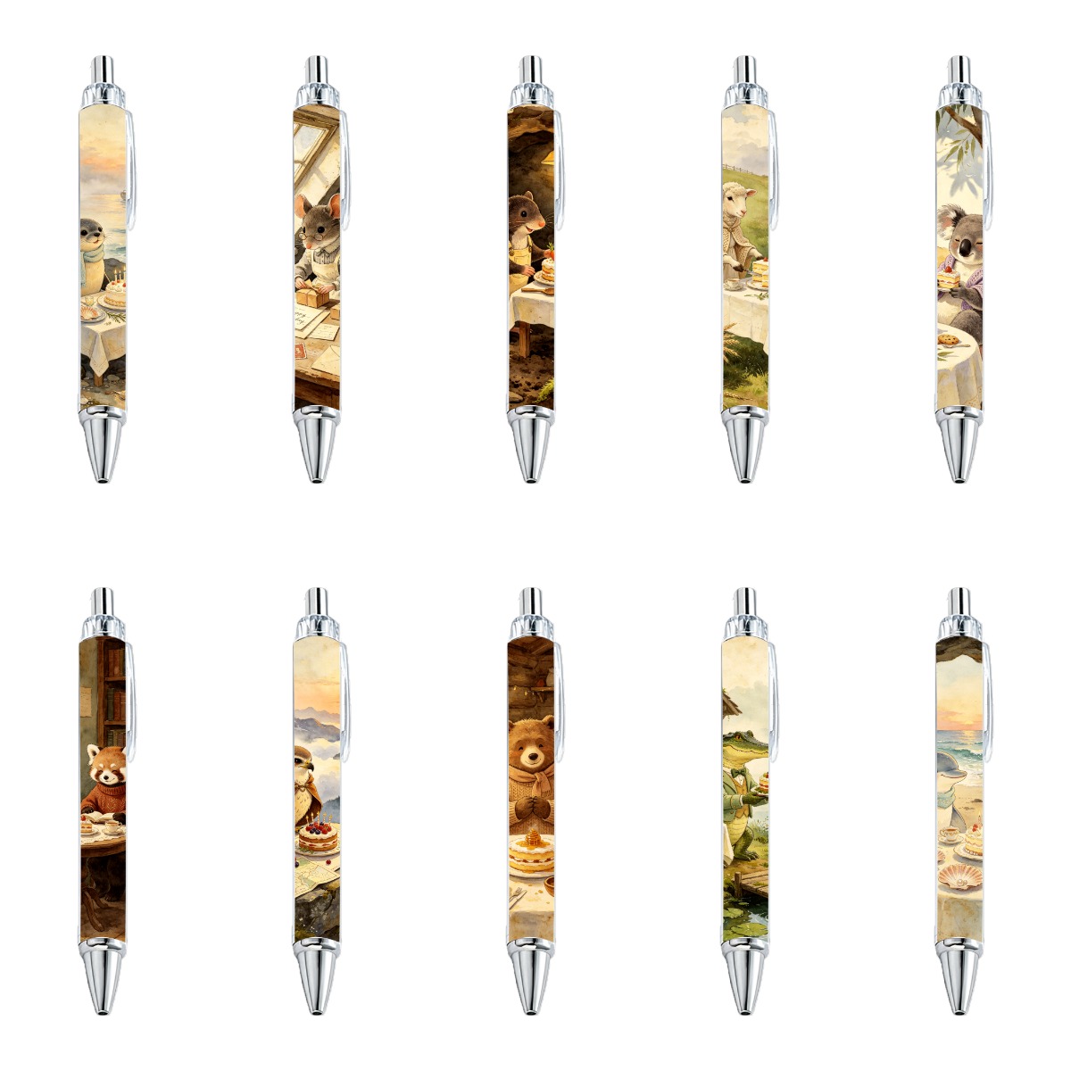 Animal Tea Party Gel Pen