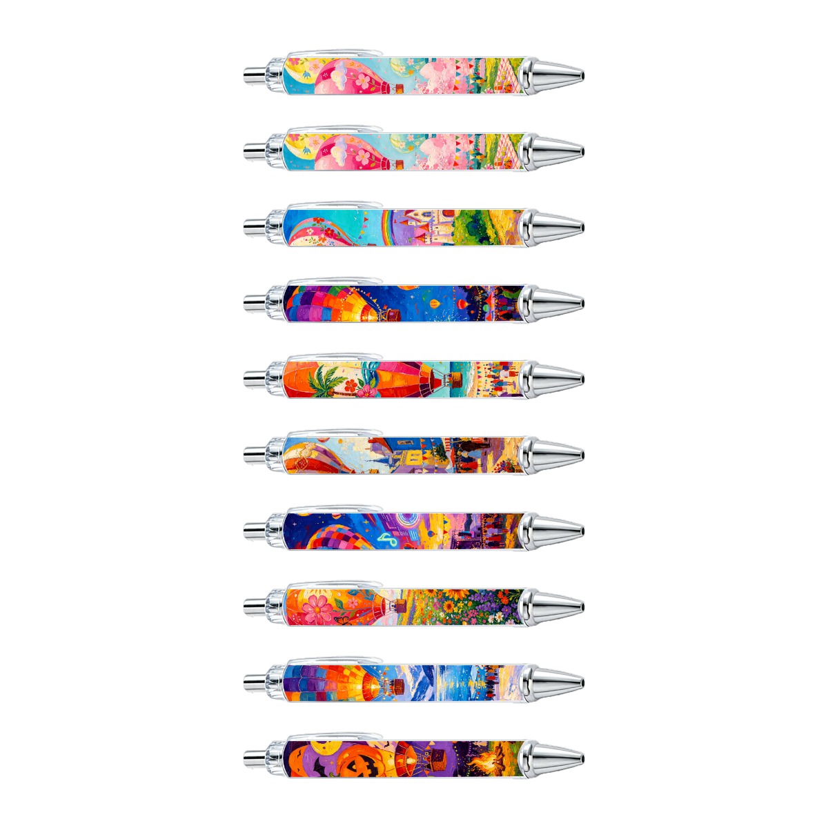 Hot Air Balloon Fantasy Travel Gel Pen