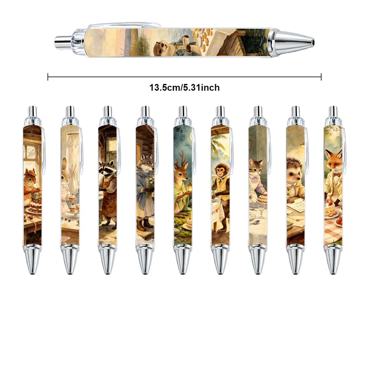 Retro Animal Party Gel Pen