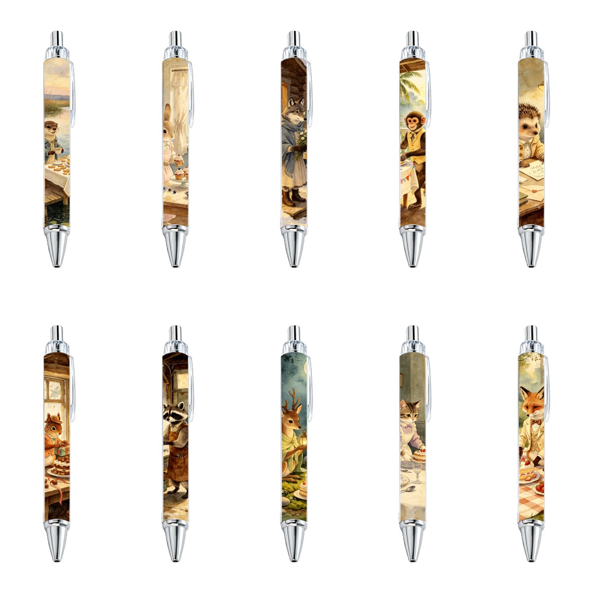 Retro Animal Party Gel Pen