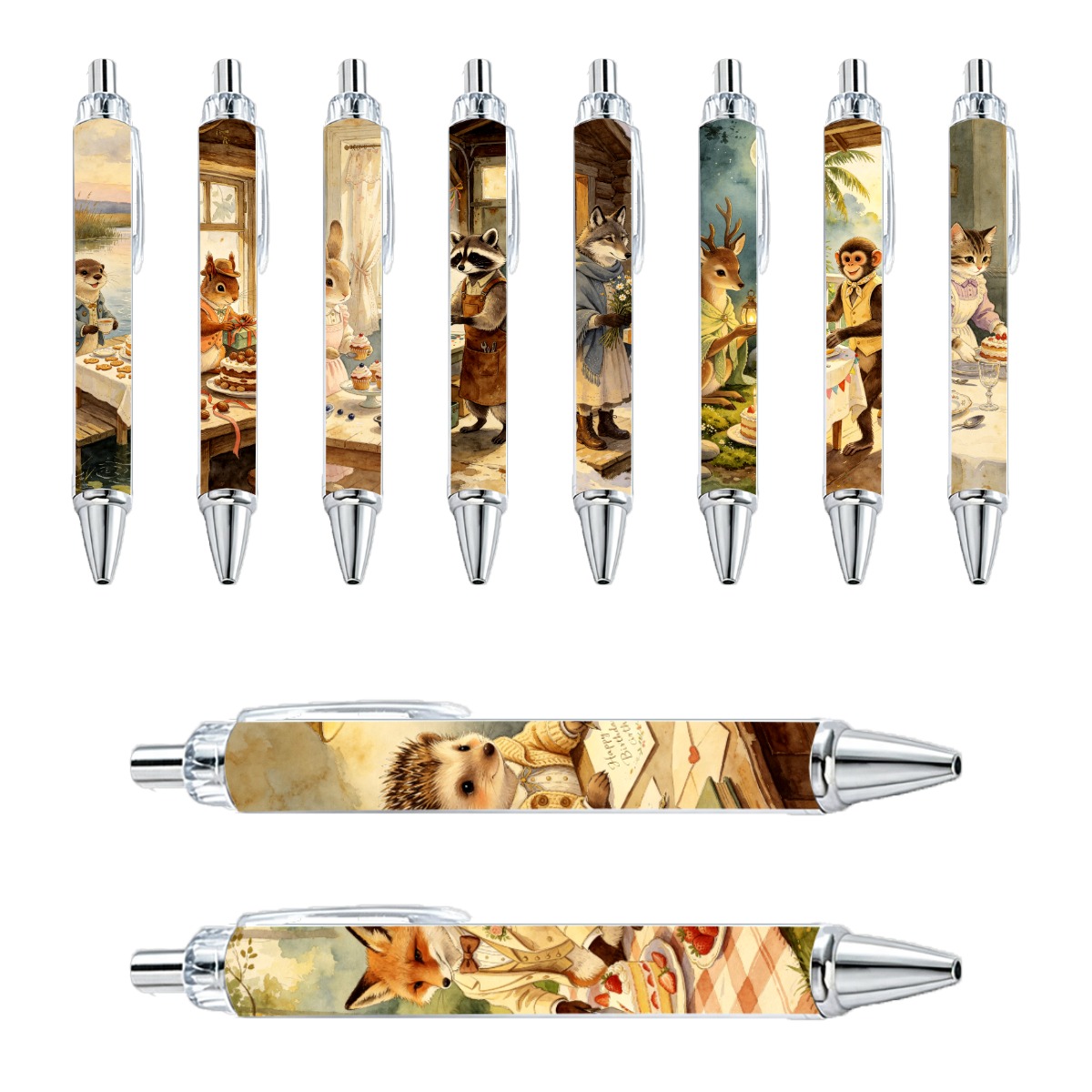 Retro Animal Party Gel Pen