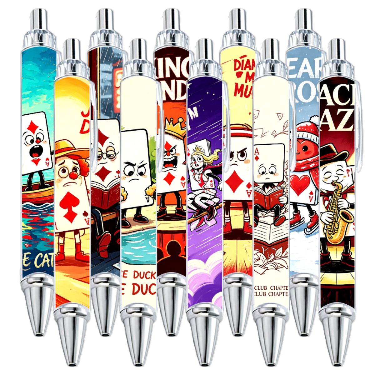 Poker Character Gel Pen