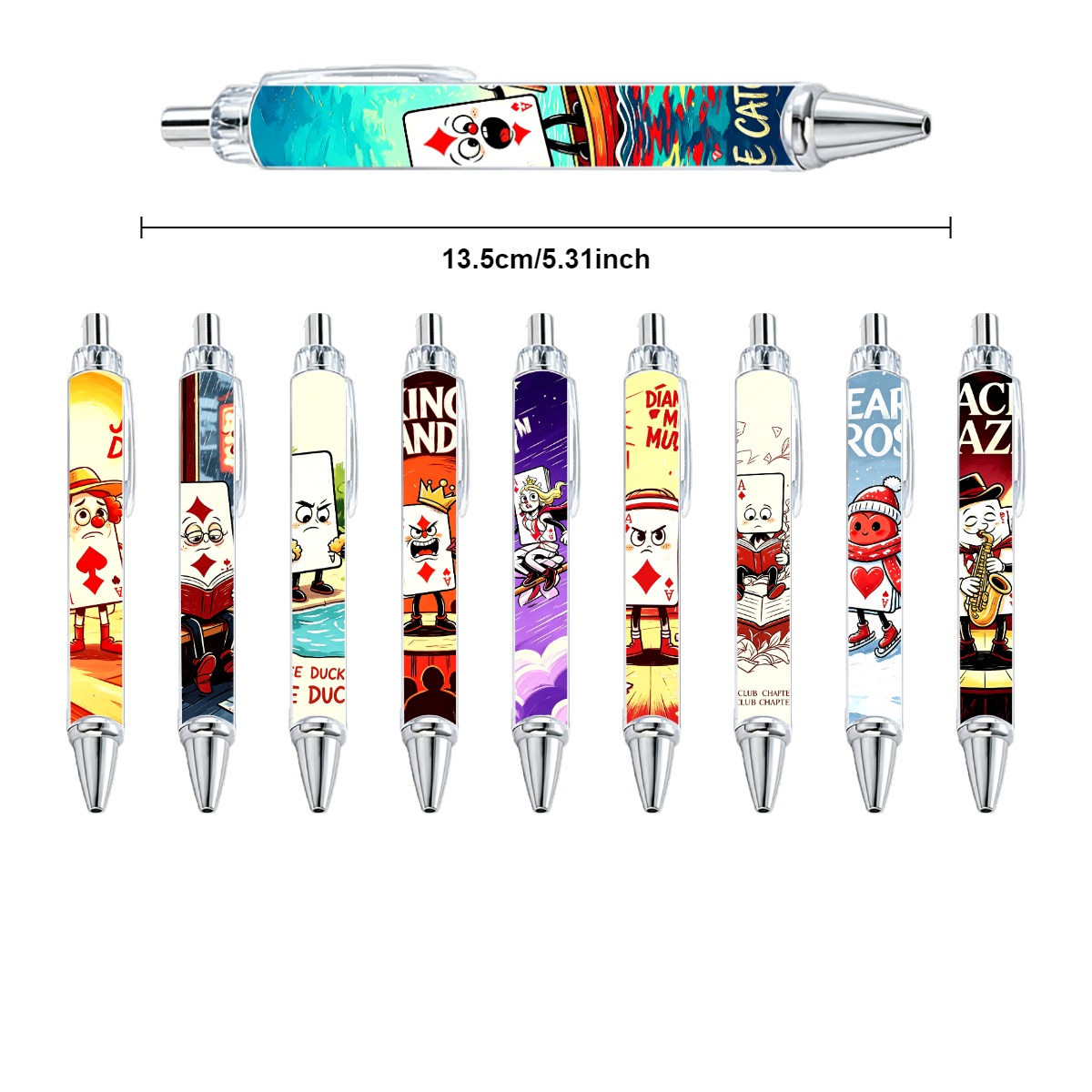 Poker Character Gel Pen