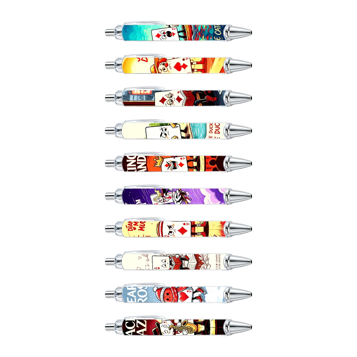 Poker Character Gel Pen