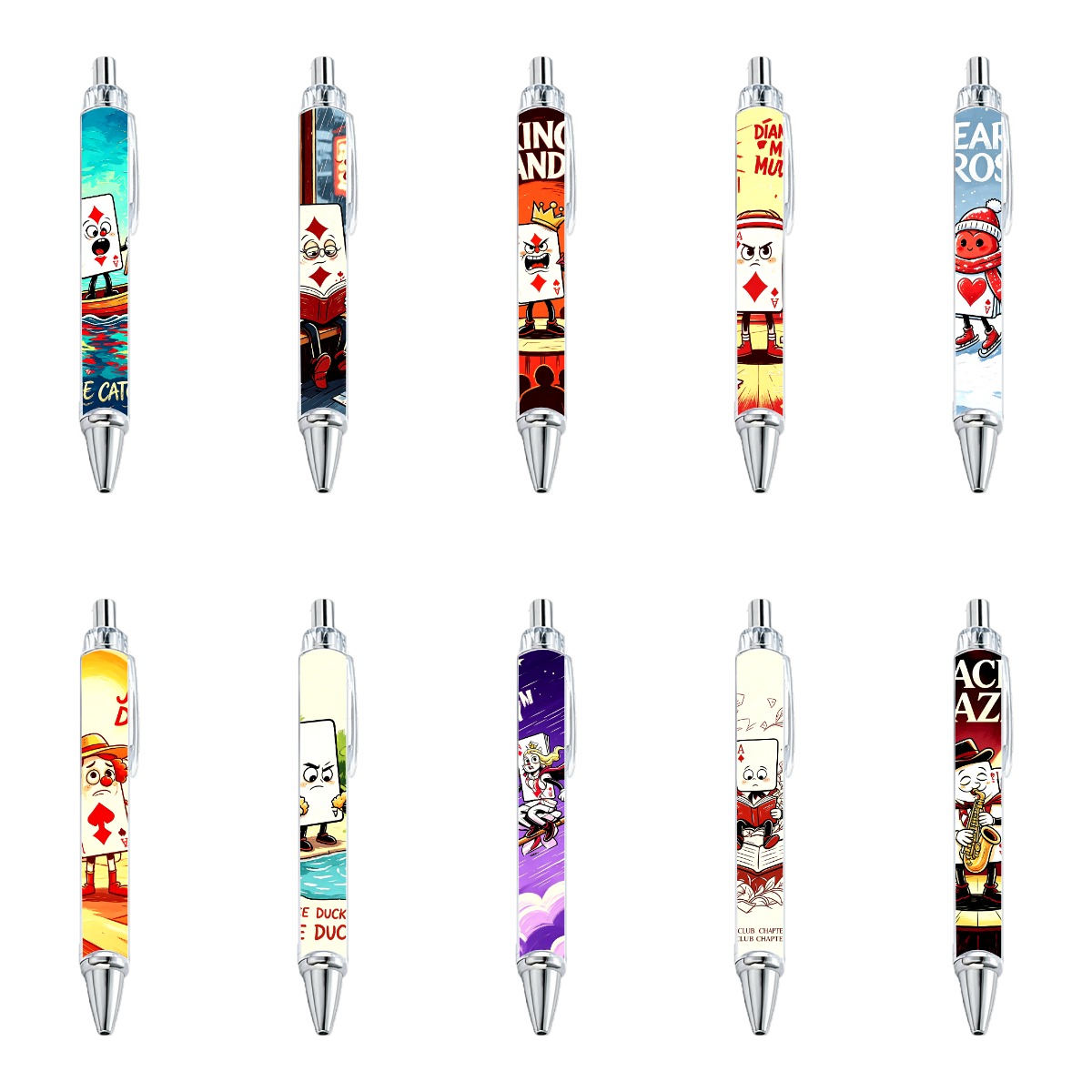 Poker Character Gel Pen
