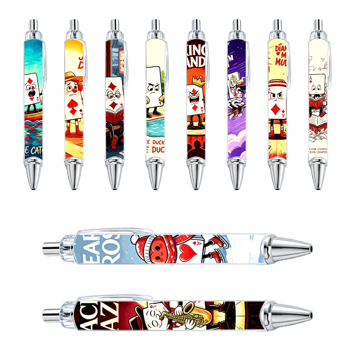 Poker Character Gel Pen