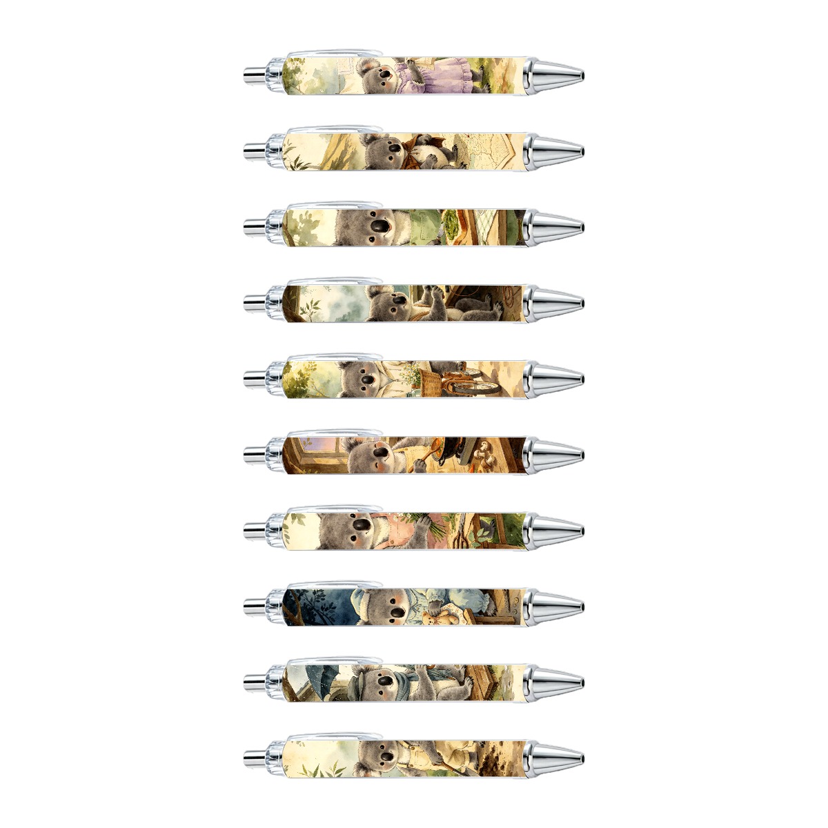 Koala Neutral Gel Pens Set 10-Pack