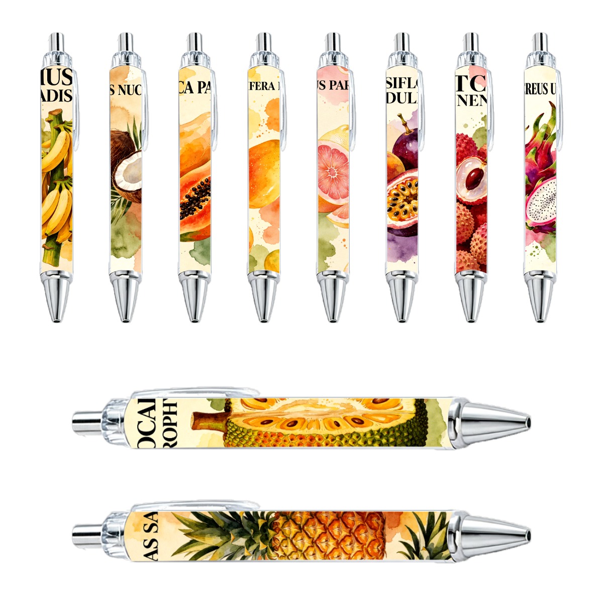 Tropical Fruit Watercolor Gel Pens