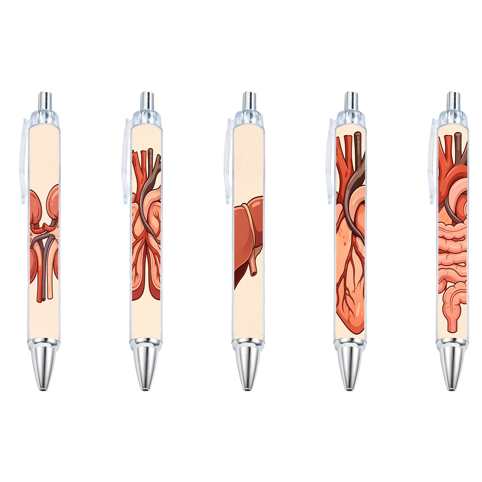 Anatomy Organ Retractable Ballpoint Pens