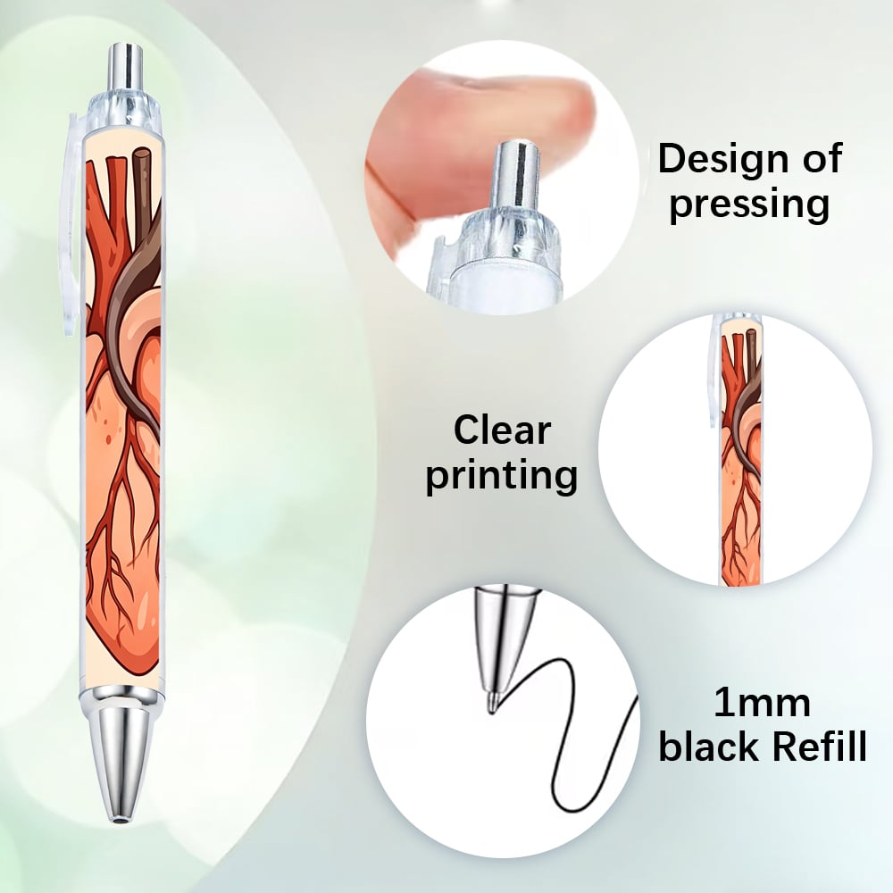 Anatomy Organ Retractable Ballpoint Pens