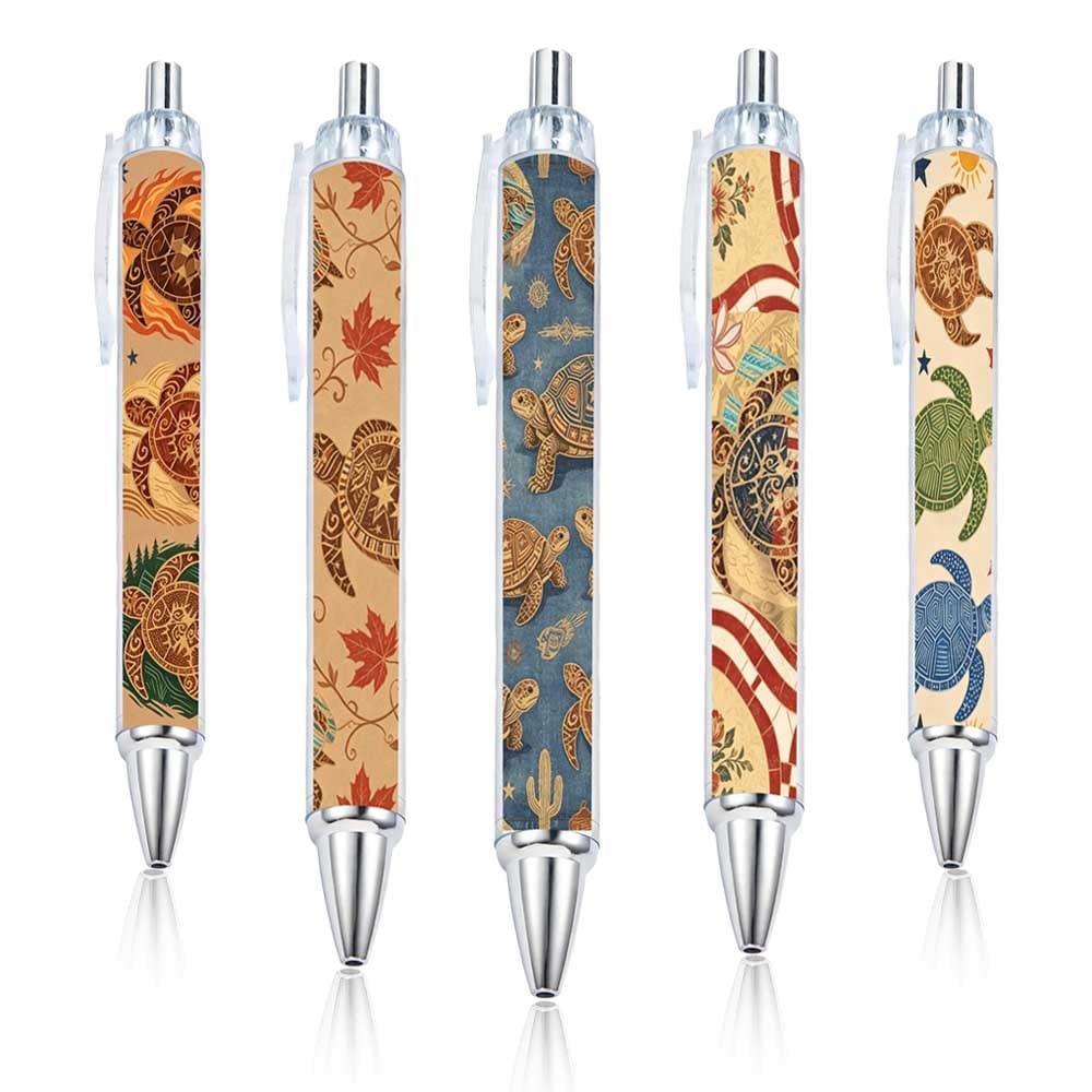 Artisan Turtle Design Ballpoint Pens