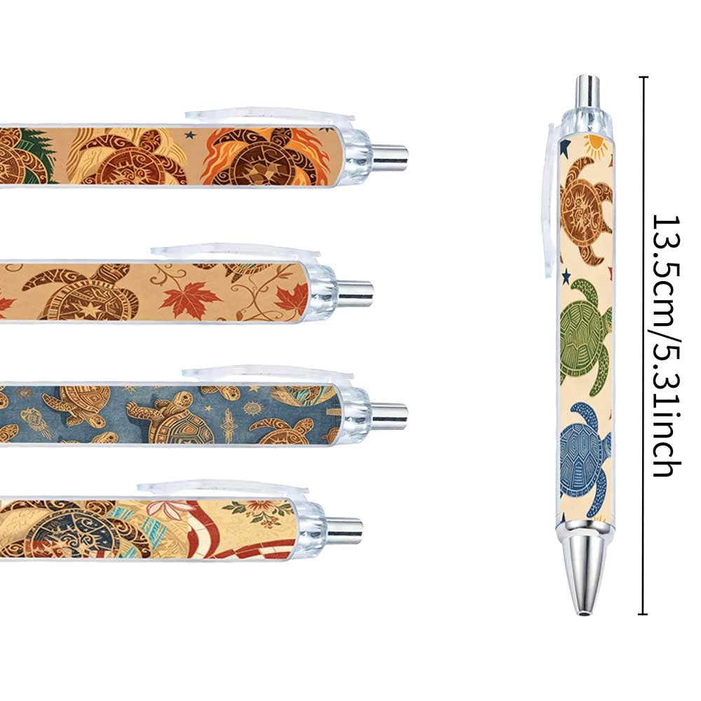 Artisan Turtle Design Ballpoint Pens
